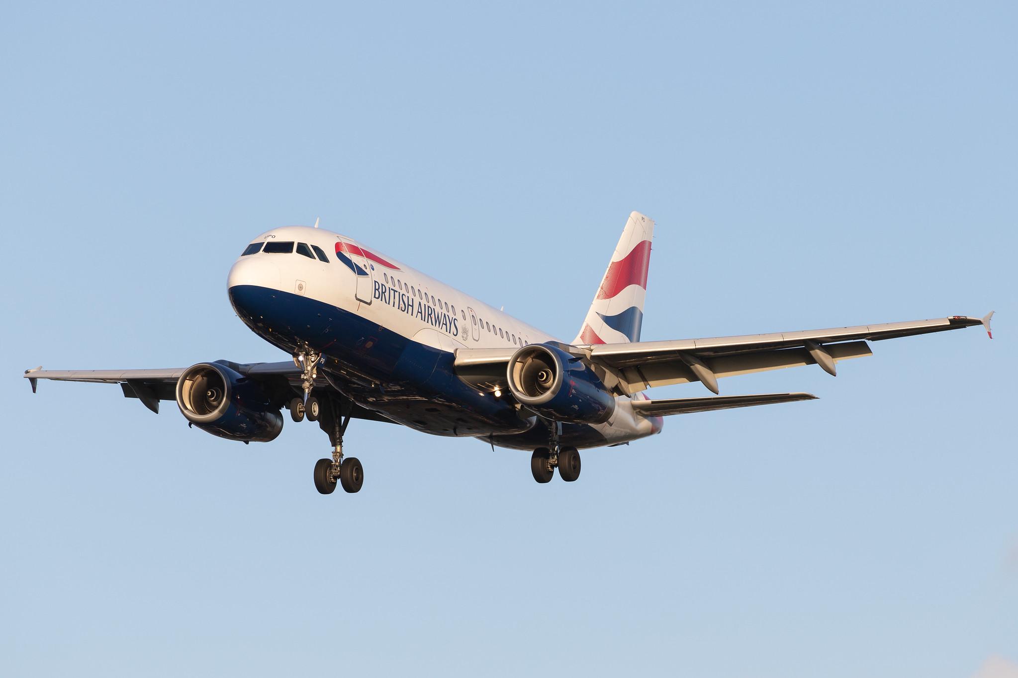 London Heathrow Airport: British Airways (BA / BAW) |  Airbus A319-131 A319 | G-EUPO | MSN 1279