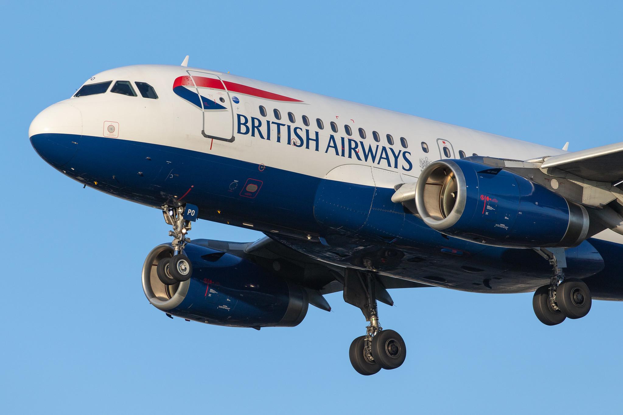 London Heathrow Airport: British Airways (BA / BAW) |  Airbus A319-131 A319 | G-EUPO | MSN 1279
