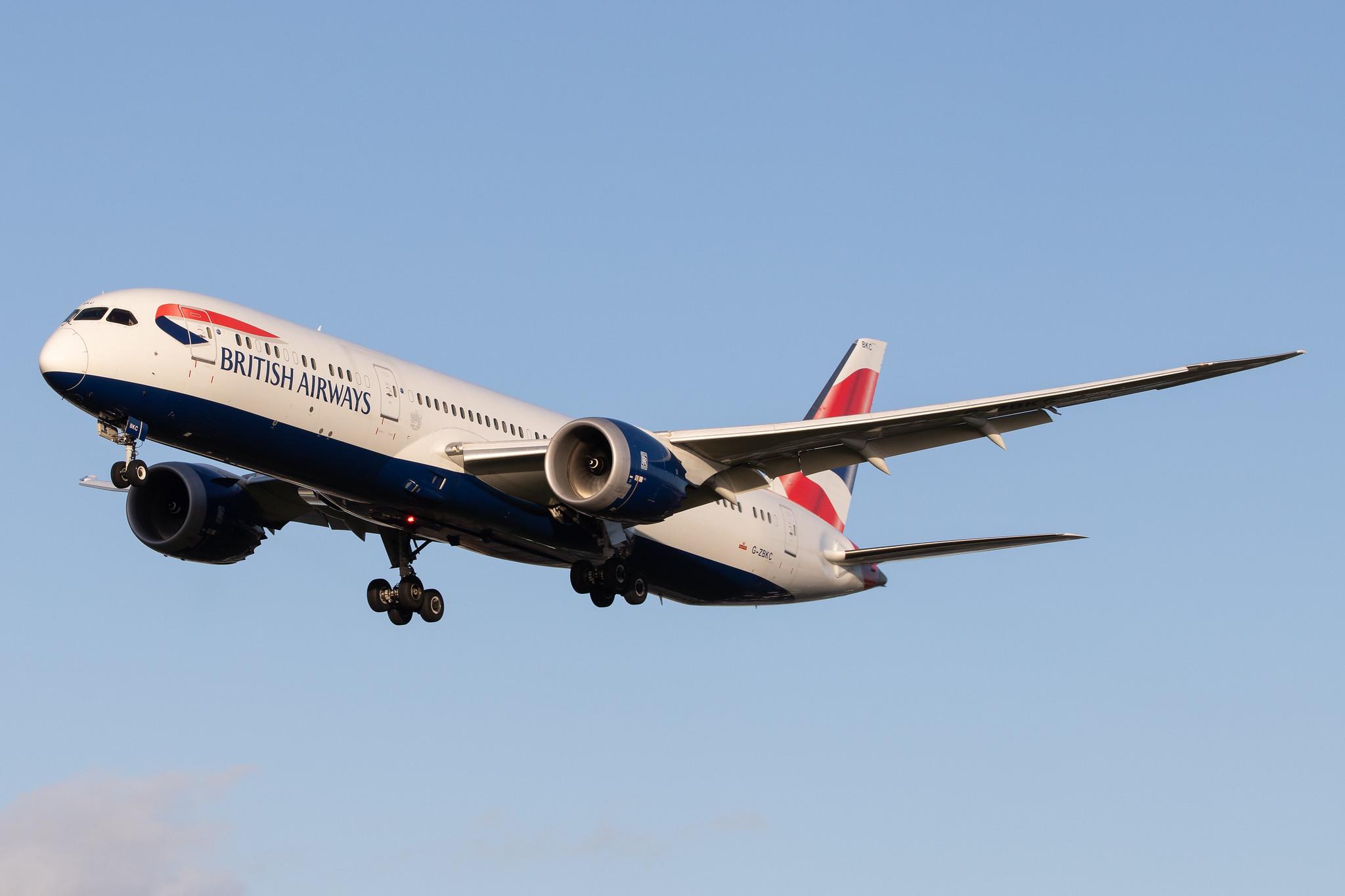 London Heathrow Airport: British Airways (BA / BAW) |  Boeing 787-9 Dreamliner B789 | G-ZBKC | MSN 38621