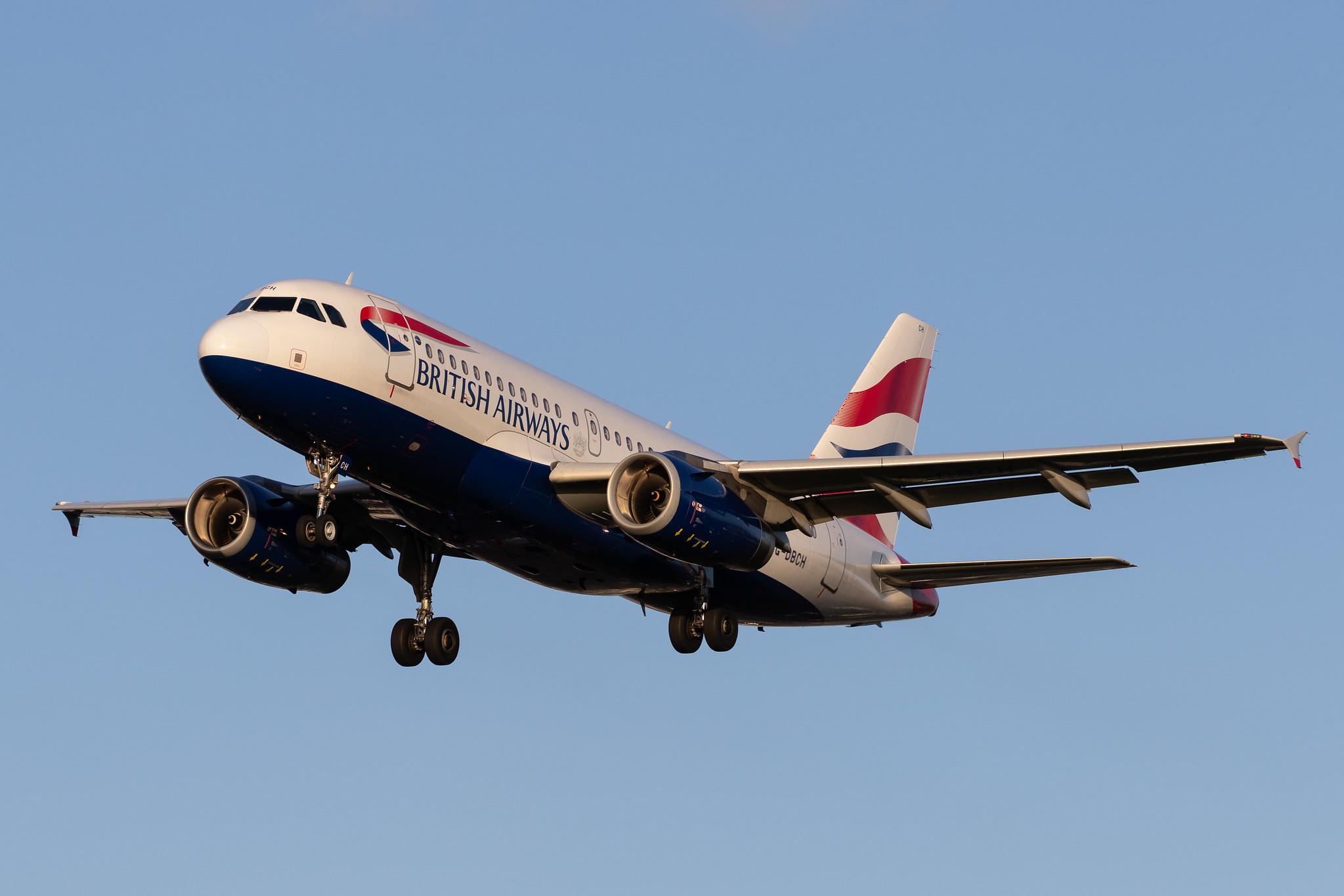 London Heathrow Airport: British Airways (BA / BAW) |  Airbus A319-131 A319 | G-DBCH | MSN 2697