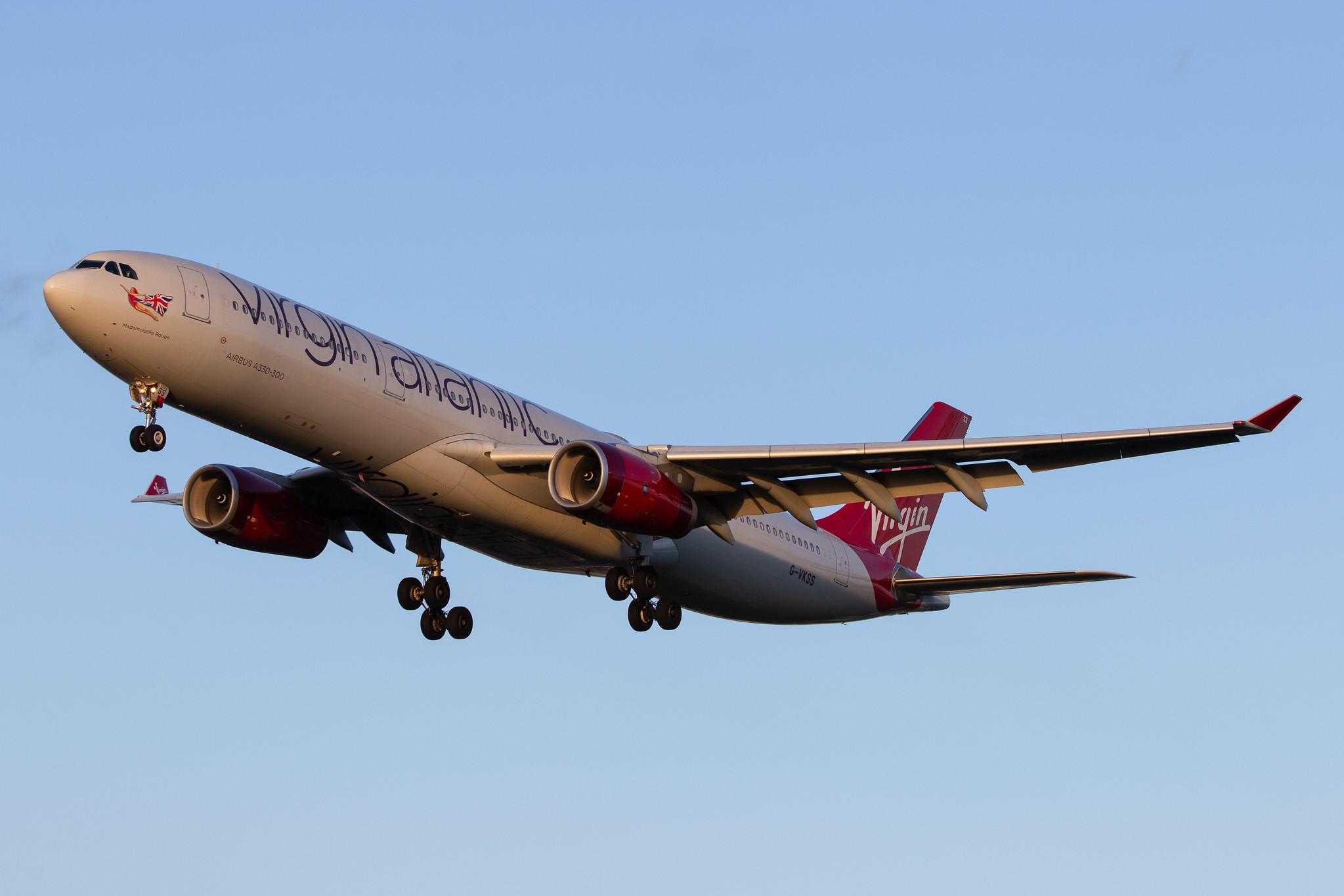 London Heathrow Airport: Virgin Atlantic (VS / VIR) |  Airbus A330-343 A333 | G-VKSS | MSN 1201