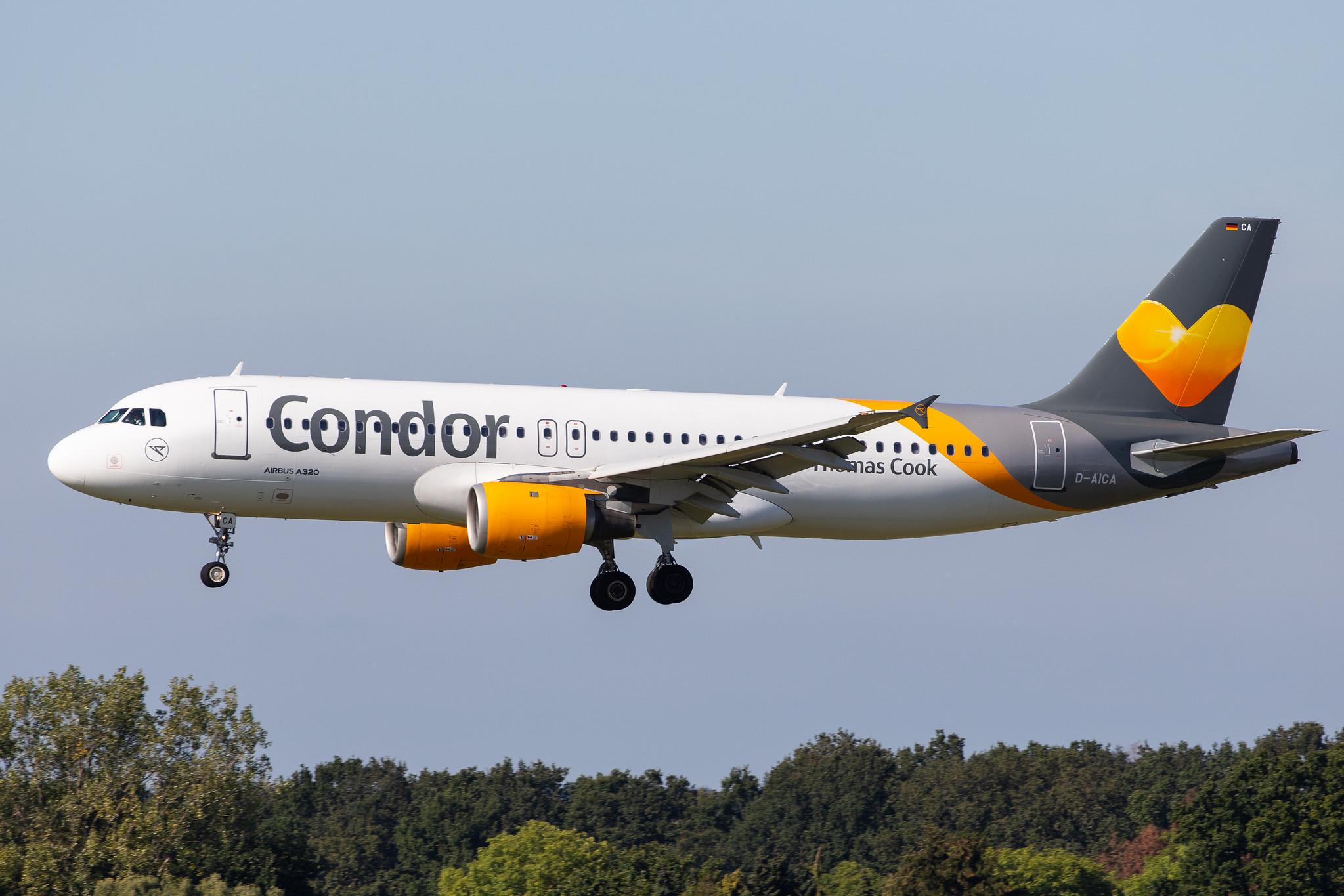 Hamburg Airport: Condor (DE / CFG) |  Airbus A320-212 A320 | D-AICA | MSN 0774