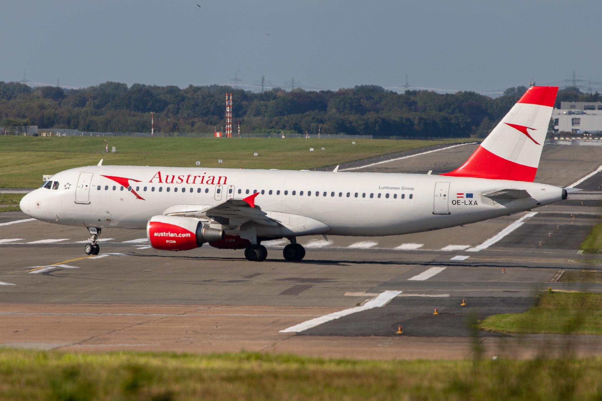 Hamburg Airport: Austrian Airlines (OS / AUA) |  Airbus A320-216 A320 | OE-LXA | MSN 3295
