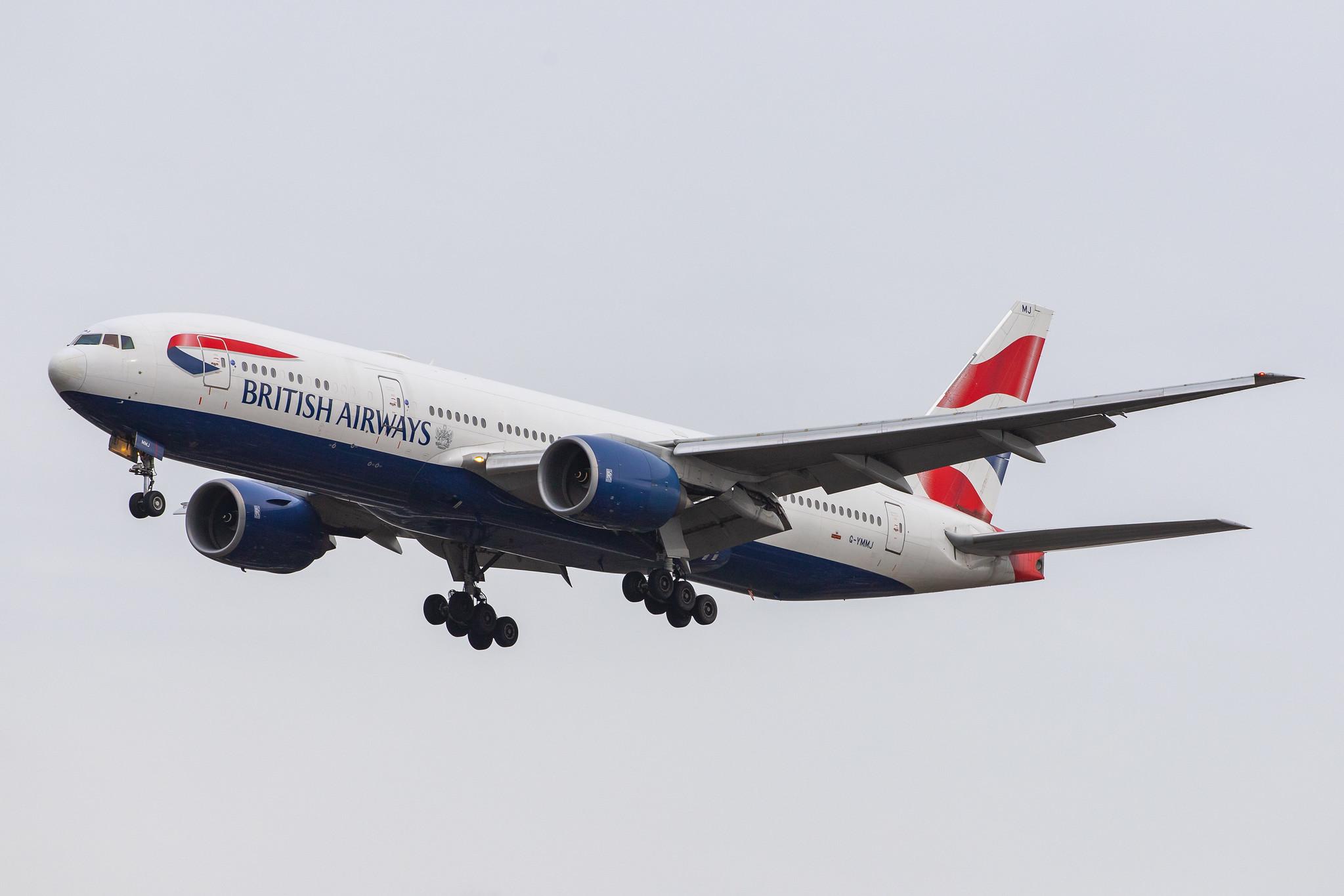 London Heathrow Airport: British Airways (BA / BAW) |  Boeing 777-236(ER) B772 | G-YMMJ | MSN 30311