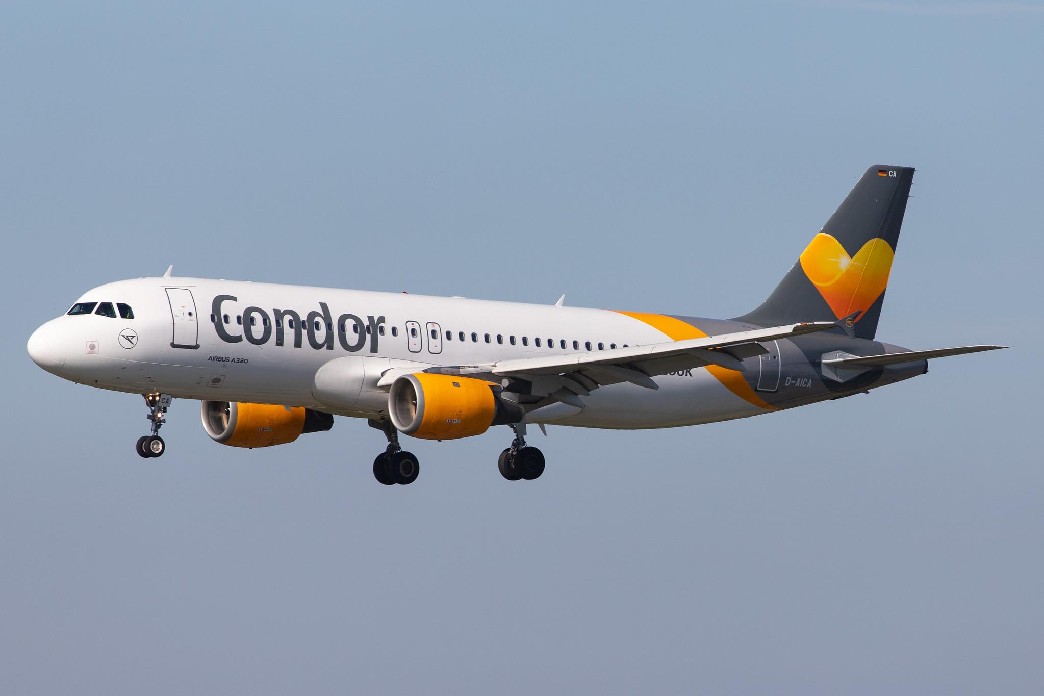 Hamburg Airport: Condor (DE / CFG) |  Airbus A320-212 A320 | D-AICA | MSN 0774