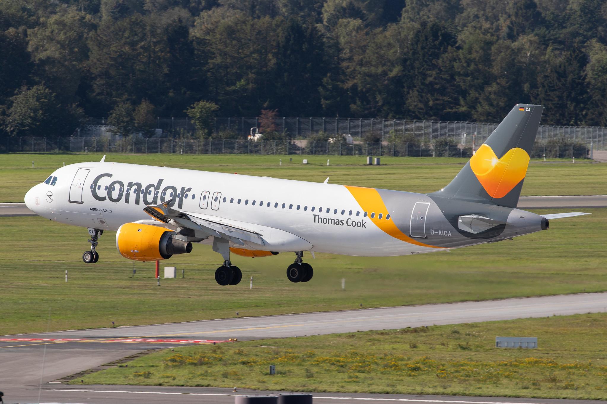 Hamburg Airport: Condor (DE / CFG) |  Airbus A320-212 A320 | D-AICA | MSN 0774