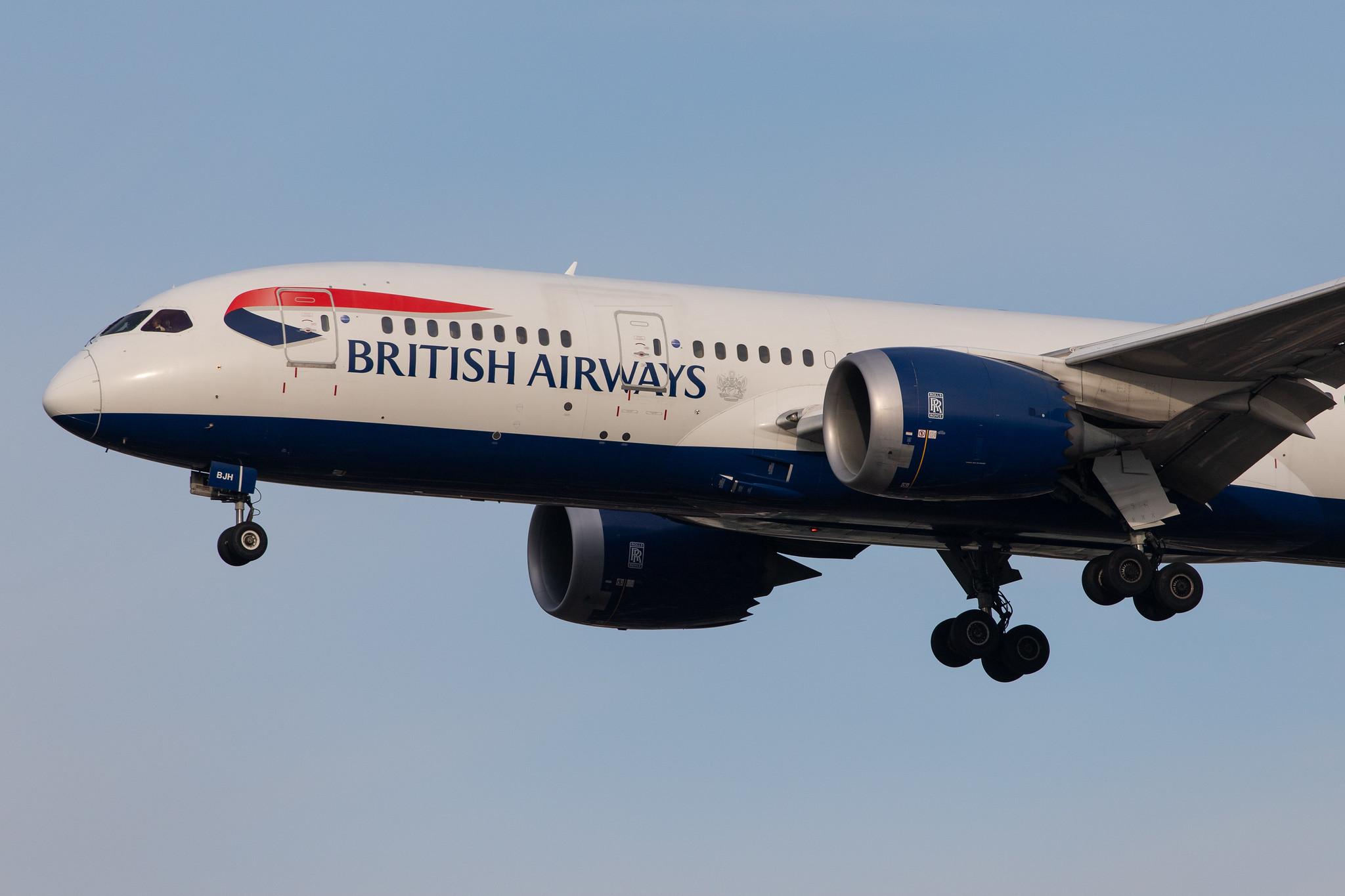London Heathrow Airport: British Airways (BA / BAW) |  Boeing 787-8 Dreamliner B788 | G-ZBJH | MSN 38615
