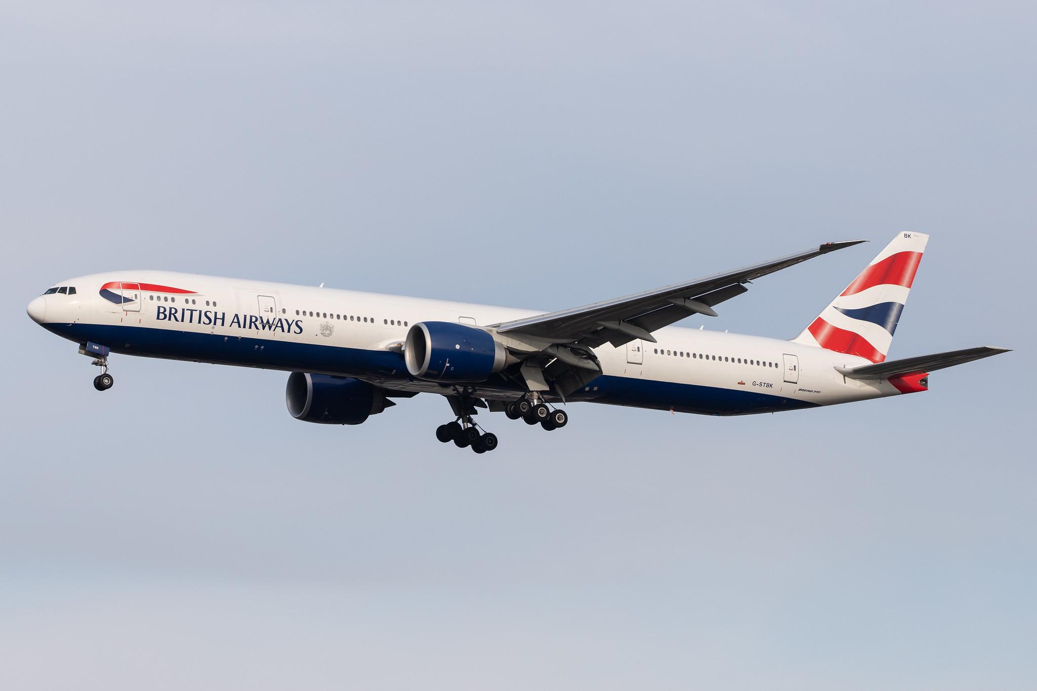 London Heathrow Airport: British Airways (BA / BAW) |  Boeing 777-336(ER) B77W | G-STBK | MSN 42121