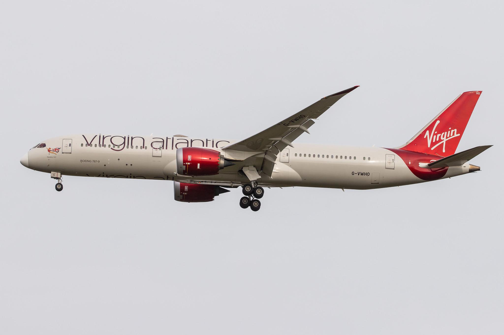 London Heathrow Airport: Virgin Atlantic (VS / VIR) |  Boeing 787-9 Dreamliner B789 | G-VWHO | MSN 37971