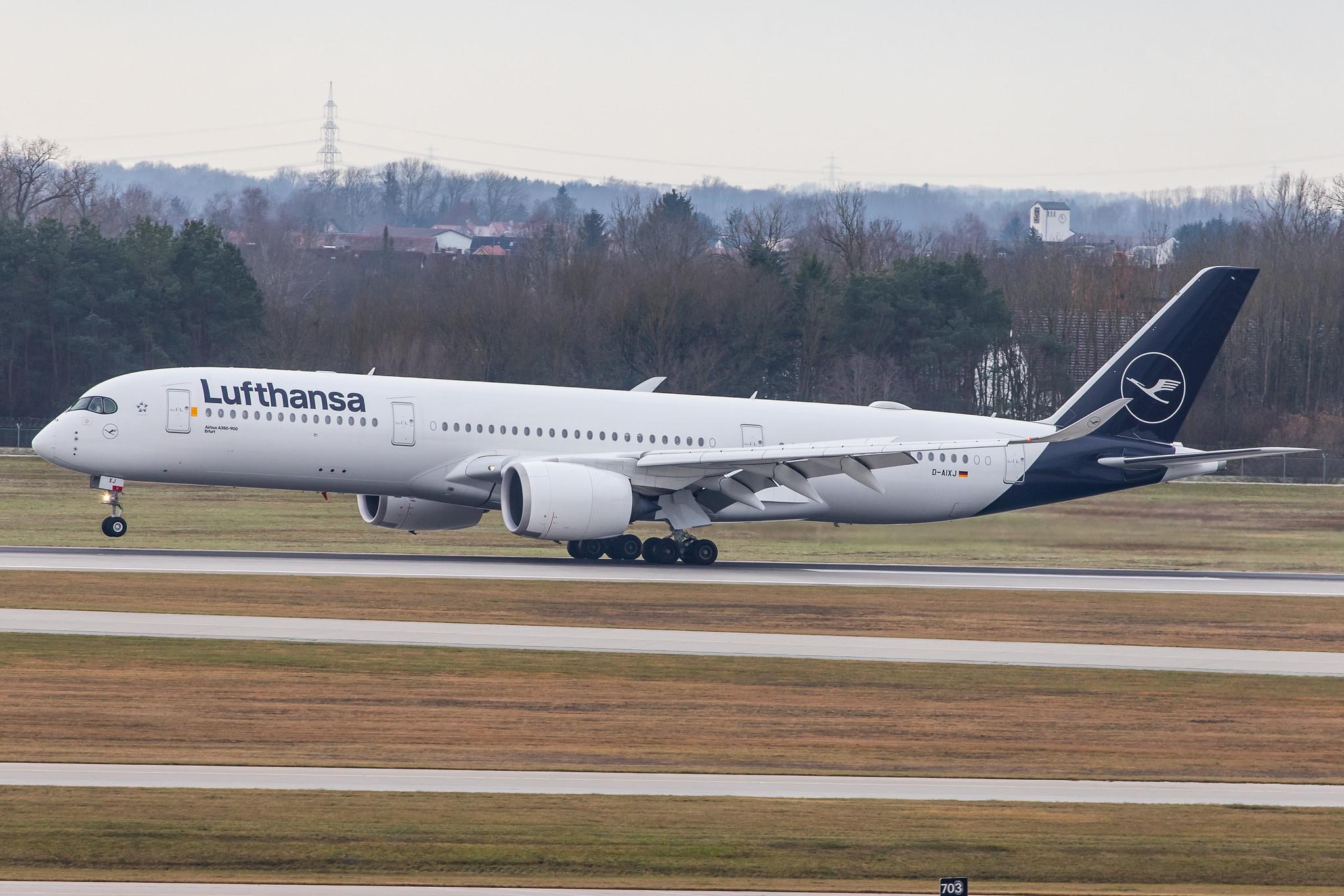 Munich Airport: Lufthansa (LH / DLH) |  Airbus A350-941 A359 | D-AIXJ | MSN 209