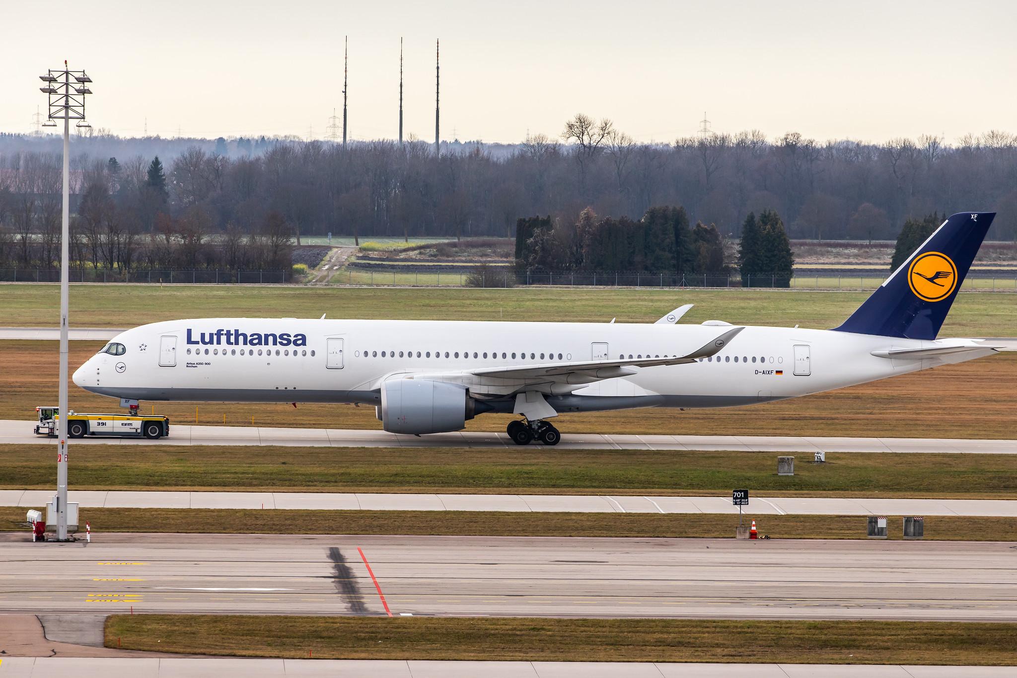 Munich Airport: Lufthansa (LH / DLH) |  Airbus A350-941 A359 | D-AIXF | MSN 146
