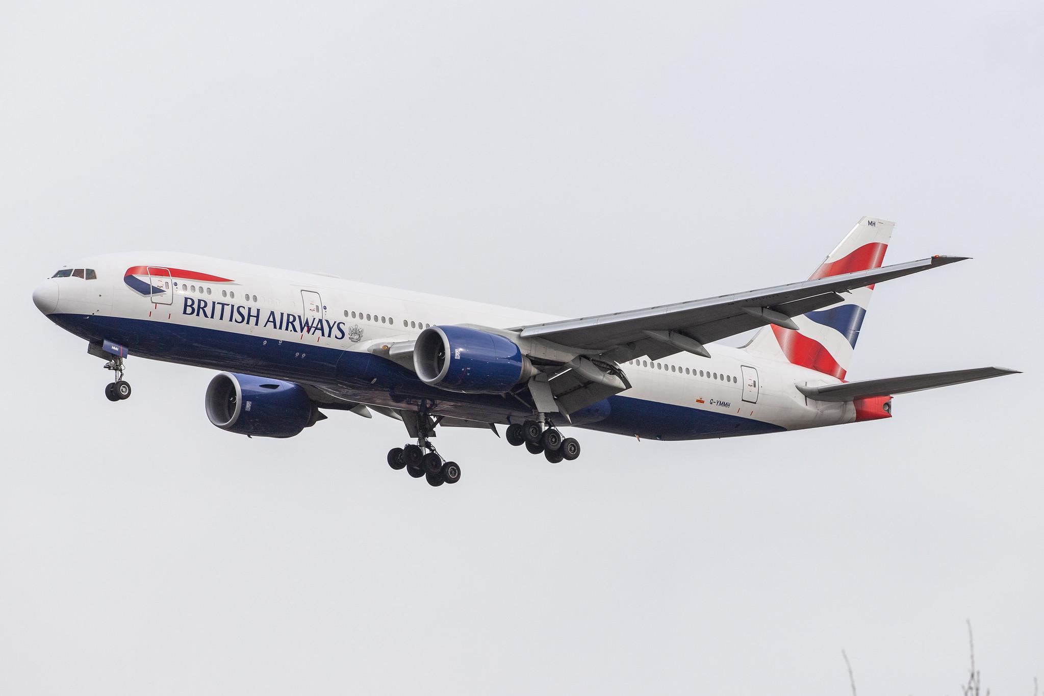 London Heathrow Airport: British Airways (BA / BAW) |  Boeing 777-236(ER) B772 | G-YMMH | MSN 30309