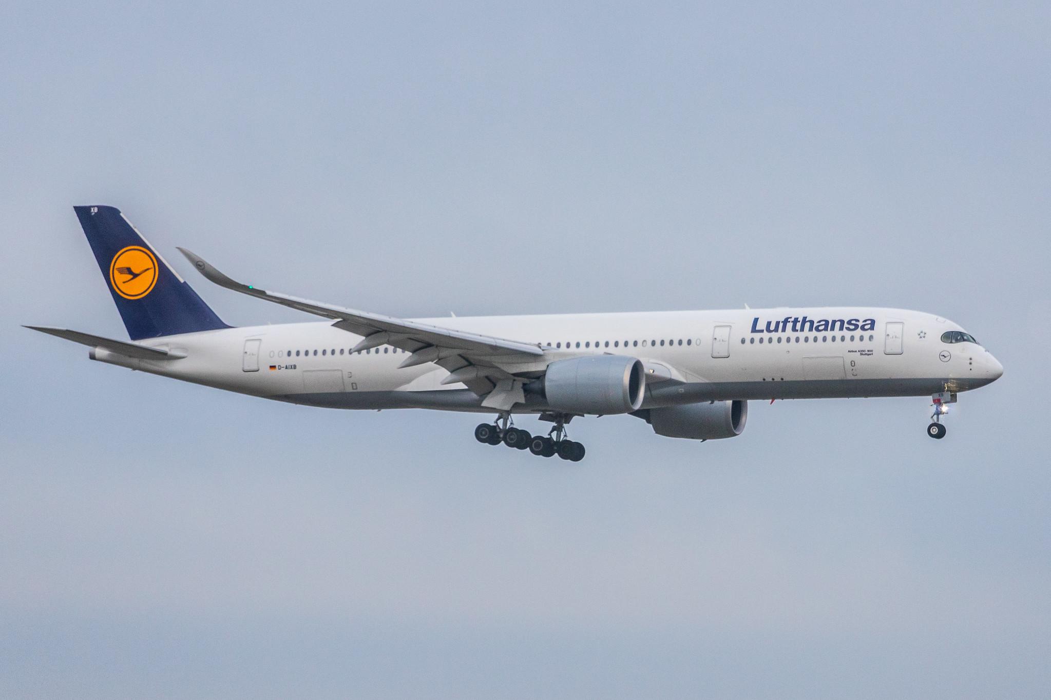 Munich Airport: Lufthansa (LH / DLH) |  Airbus A350-941 A359 | D-AIXB | MSN 080