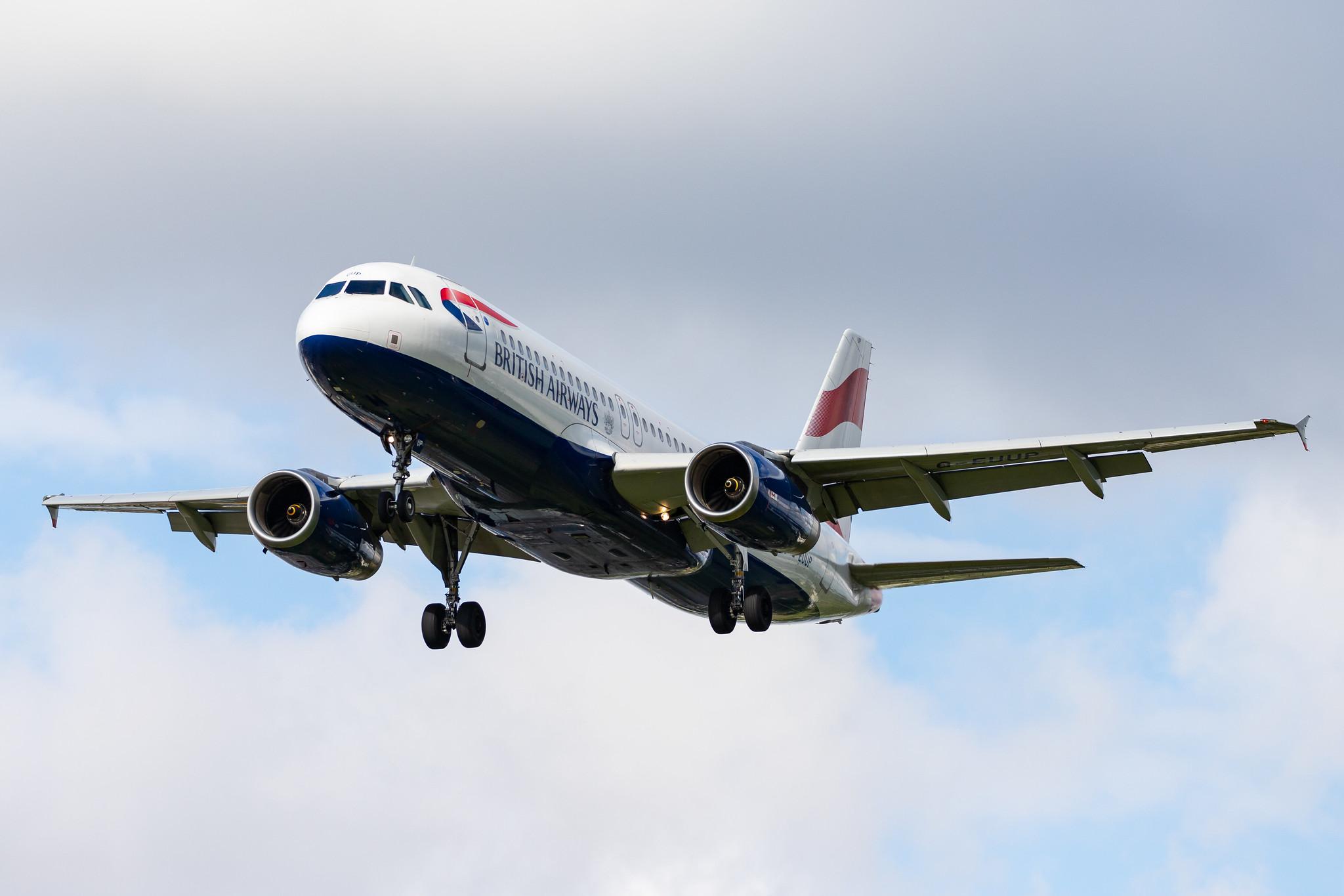 London Heathrow Airport: British Airways (BA / BAW) |  Airbus A320-232 A320 | G-EUUP | MSN 2038