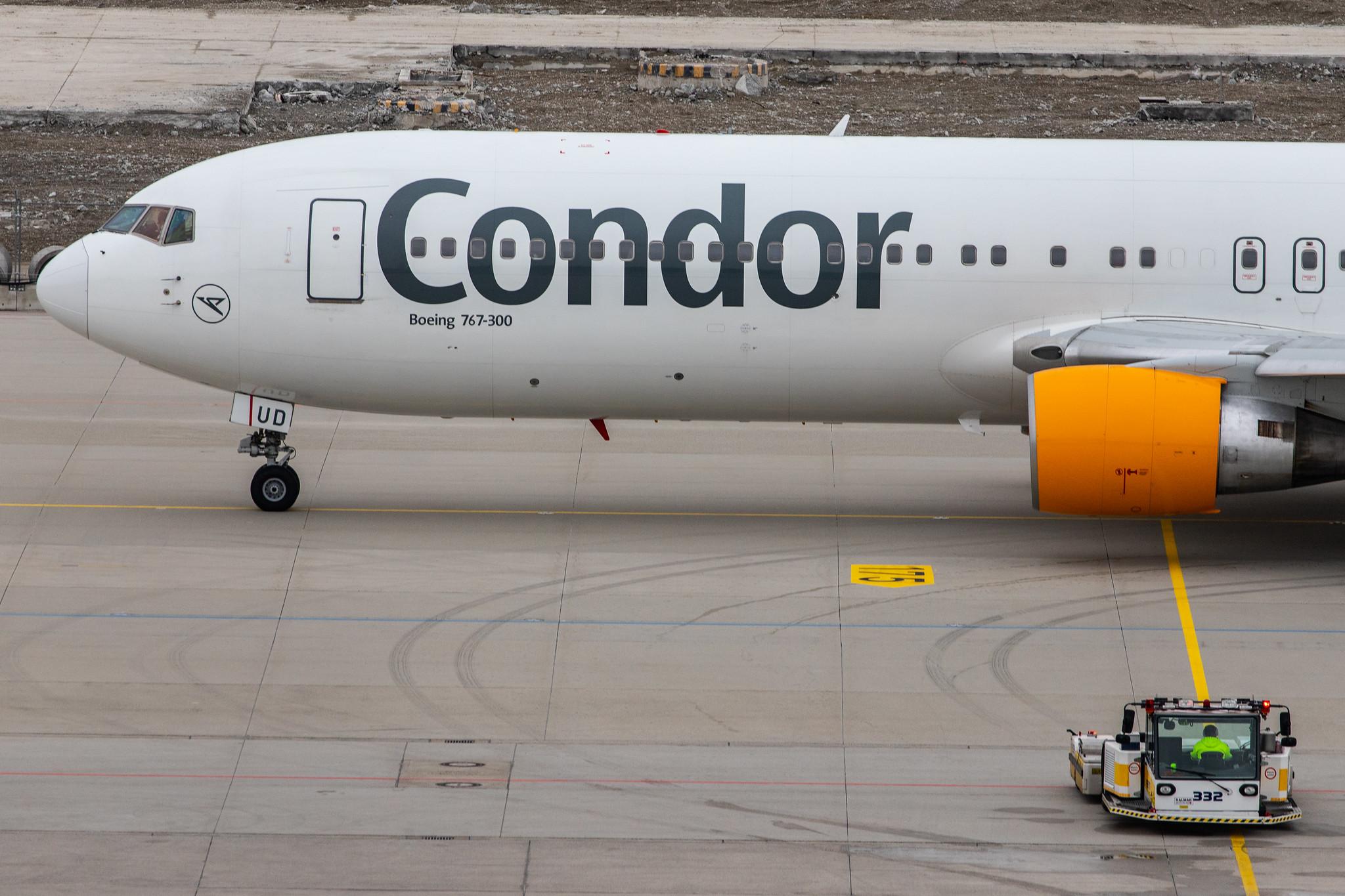 Munich Airport: Condor (DE / CFG) |  Boeing 767-330(ER) B763 | D-ABUD | MSN 26983