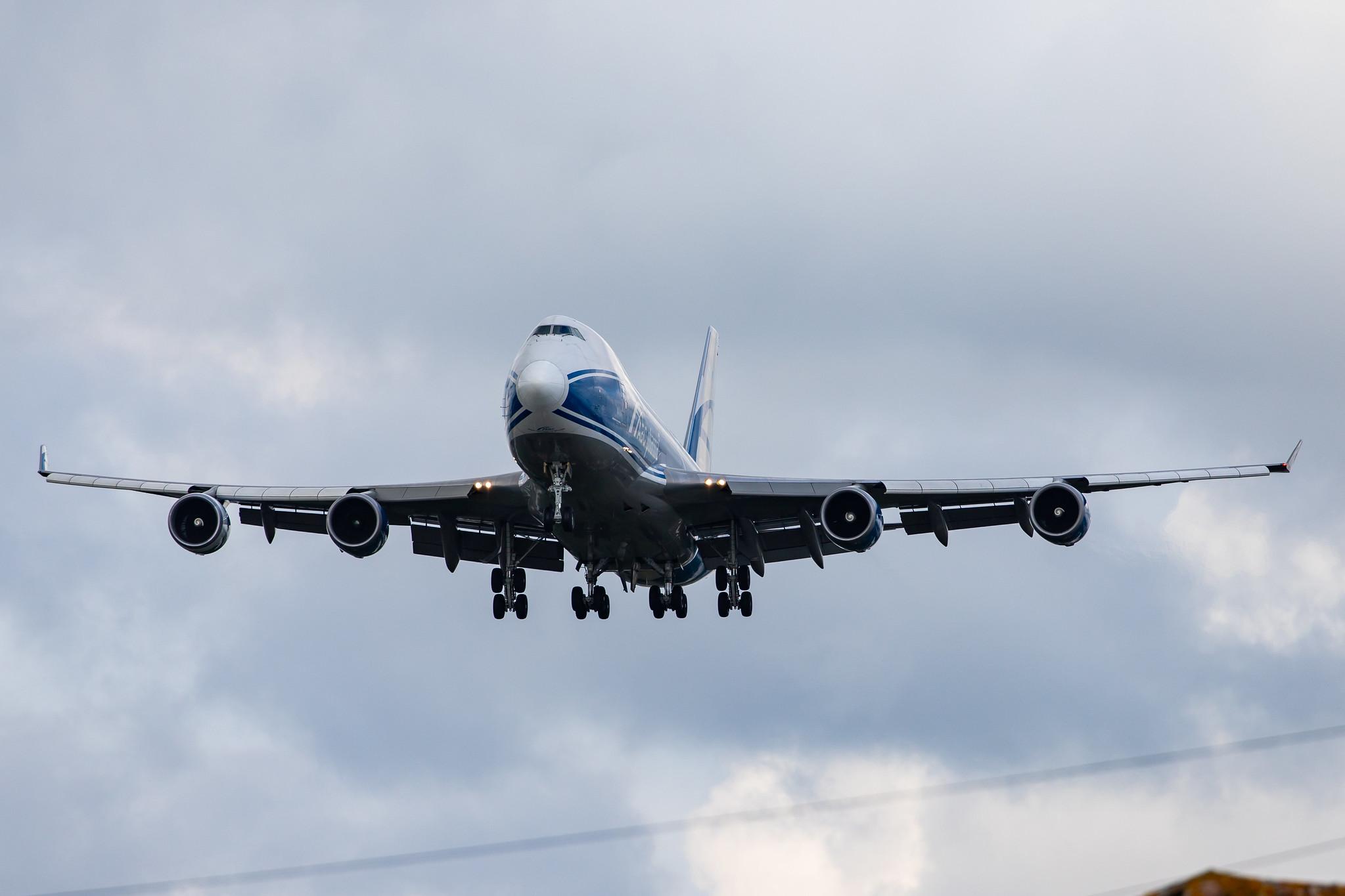 London Heathrow Airport: AirBridgeCargo (RU / ABW) | Operator: AirBridgeCargo Airlines |  Boeing 747-4KZF(SCD) B744 | VQ-BIA | MSN 36785