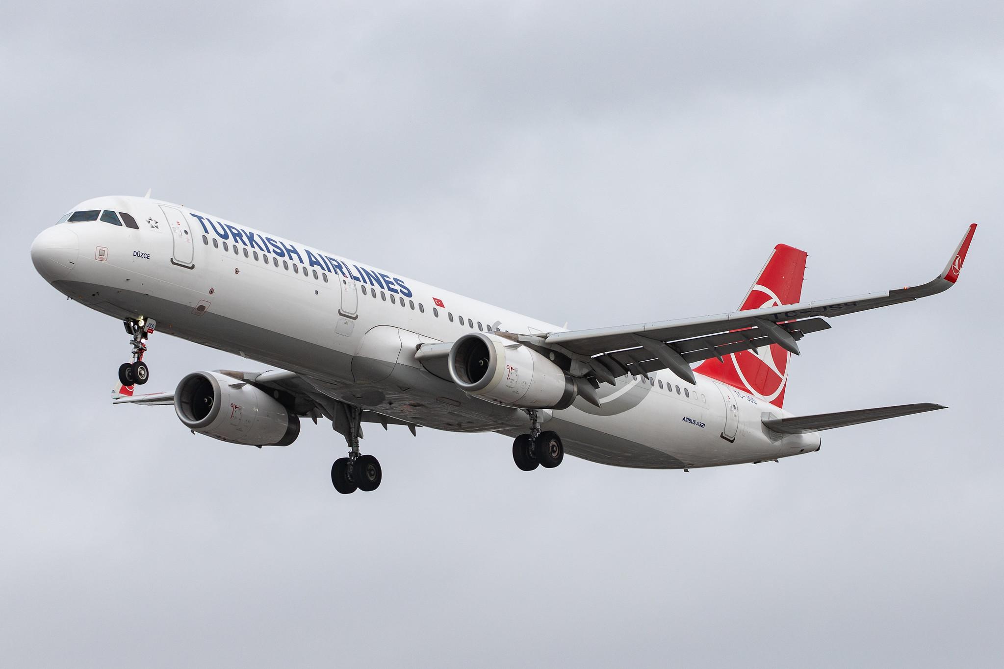 London Heathrow Airport: Turkish Airlines (TK / THY) |  Airbus A321-231 A321 | TC-JSS | MSN 6657