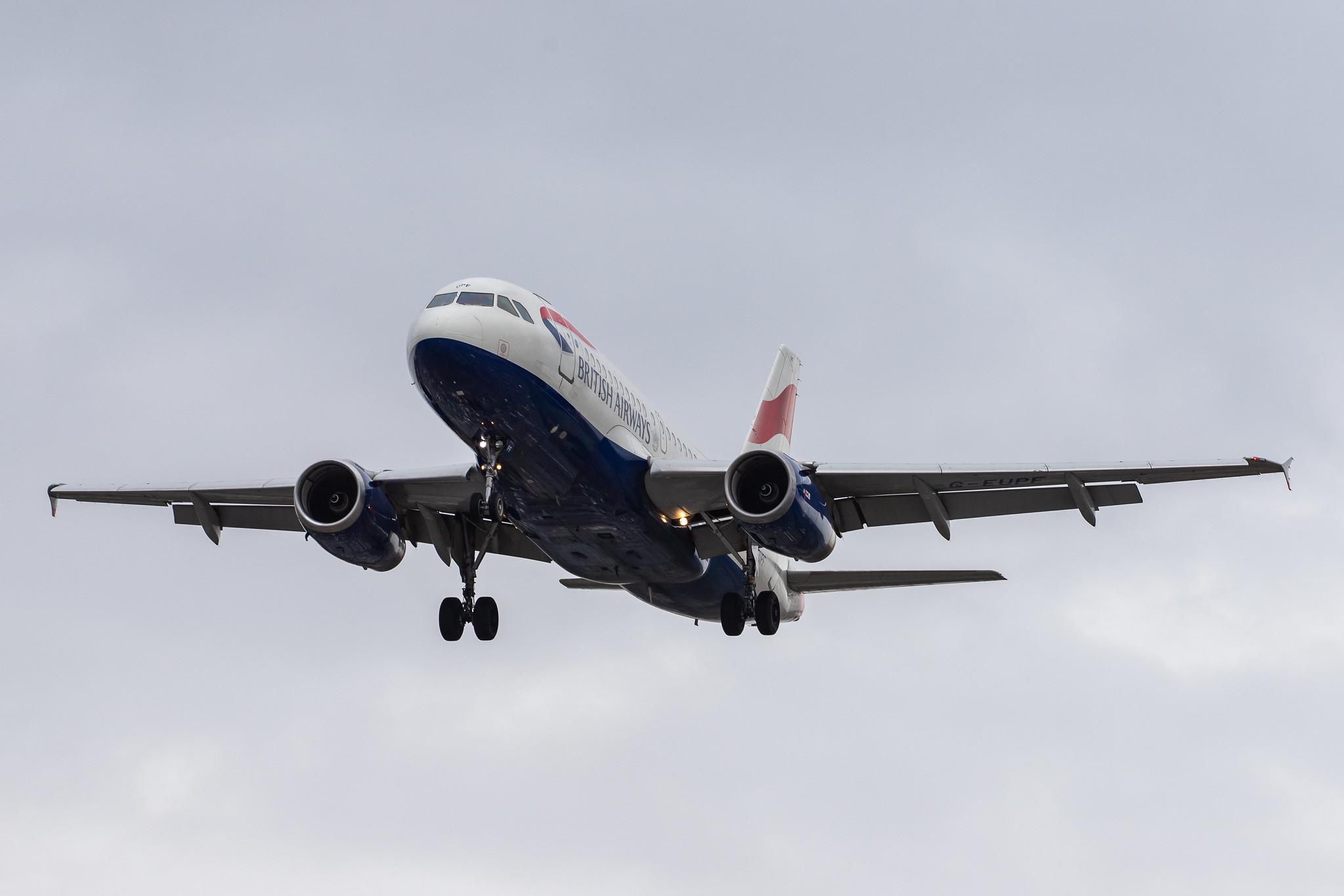 London Heathrow Airport: British Airways (BA / BAW) |  Airbus A319-131 A319 | G-EUPF | MSN 1197