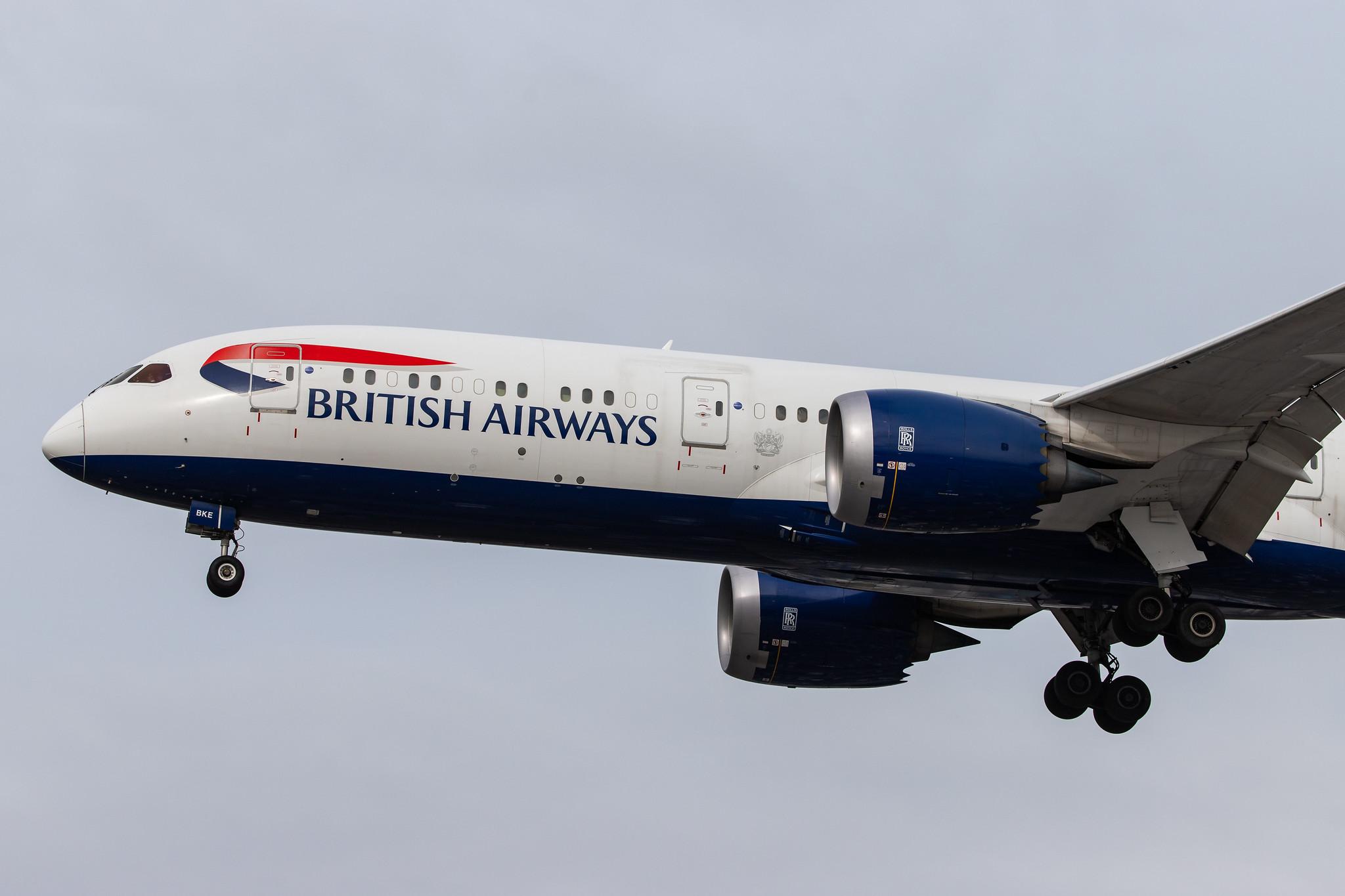 London Heathrow Airport: British Airways (BA / BAW) |  Boeing 787-9 Dreamliner B789 | G-ZBKE | MSN 38620