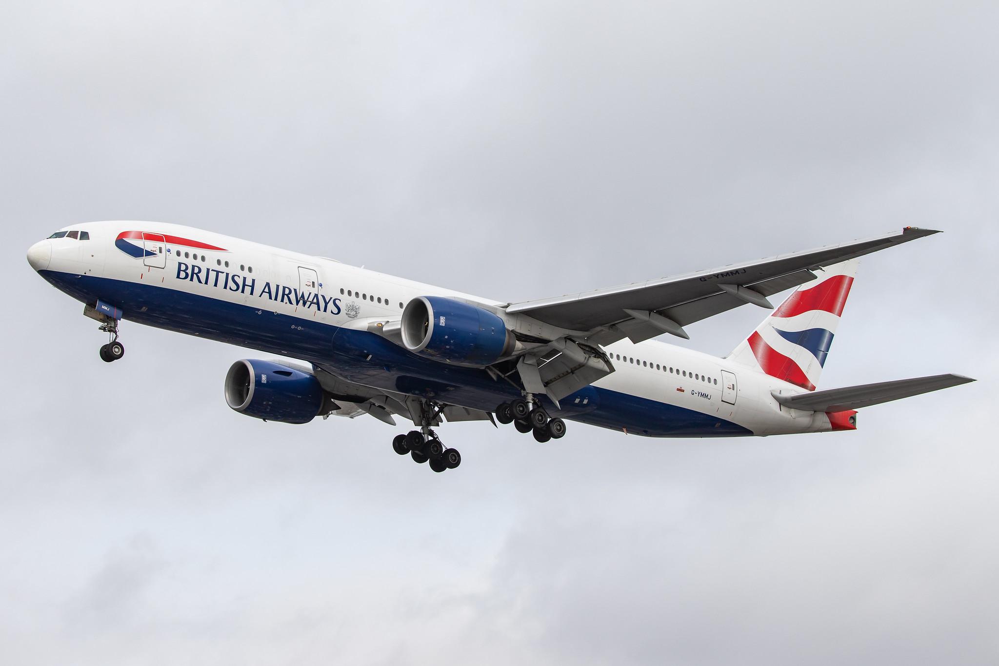 London Heathrow Airport: British Airways (BA / BAW) |  Boeing 777-236(ER) B772 | G-YMMJ | MSN 30311