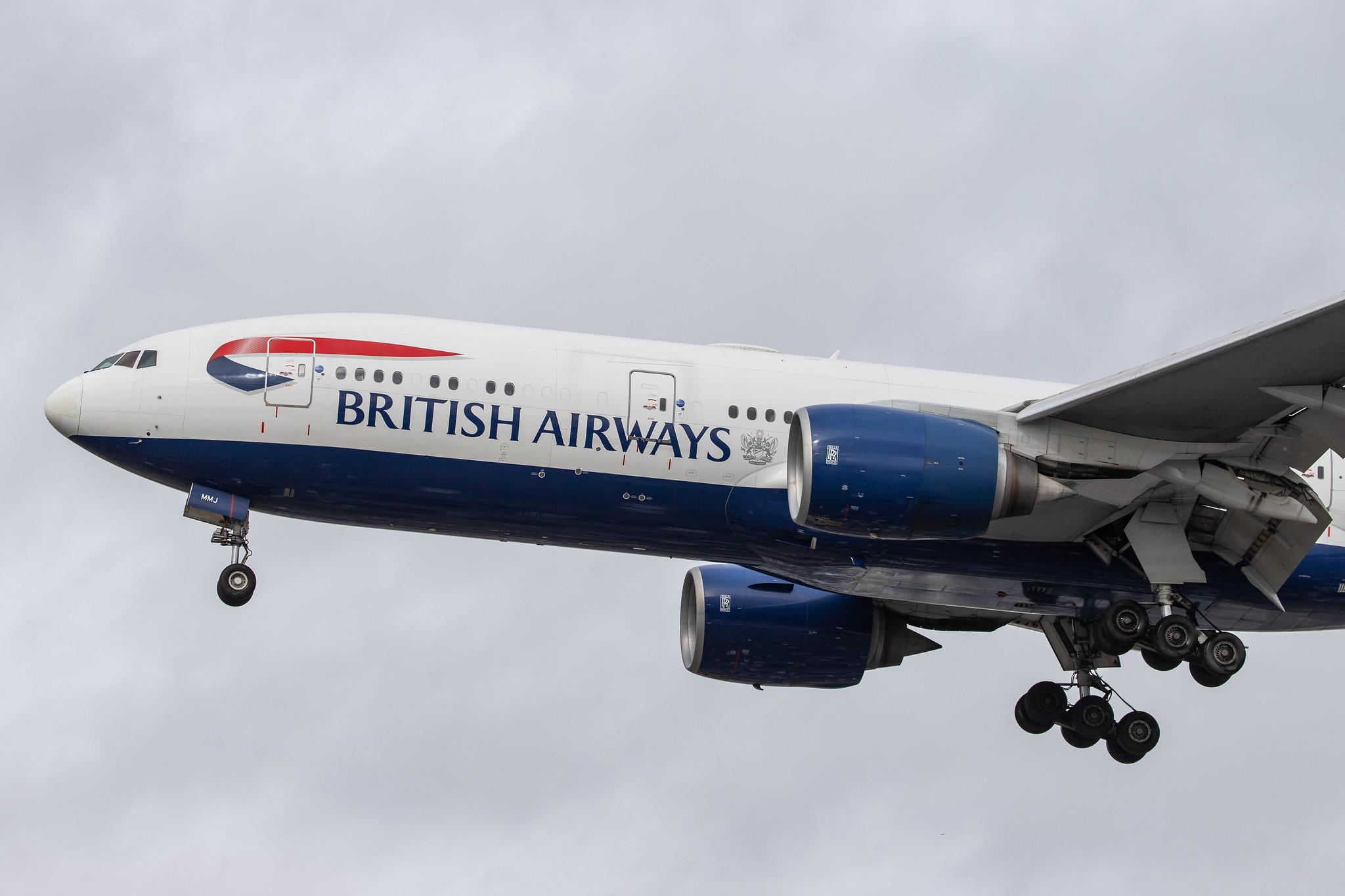 London Heathrow Airport: British Airways (BA / BAW) |  Boeing 777-236(ER) B772 | G-YMMJ | MSN 30311