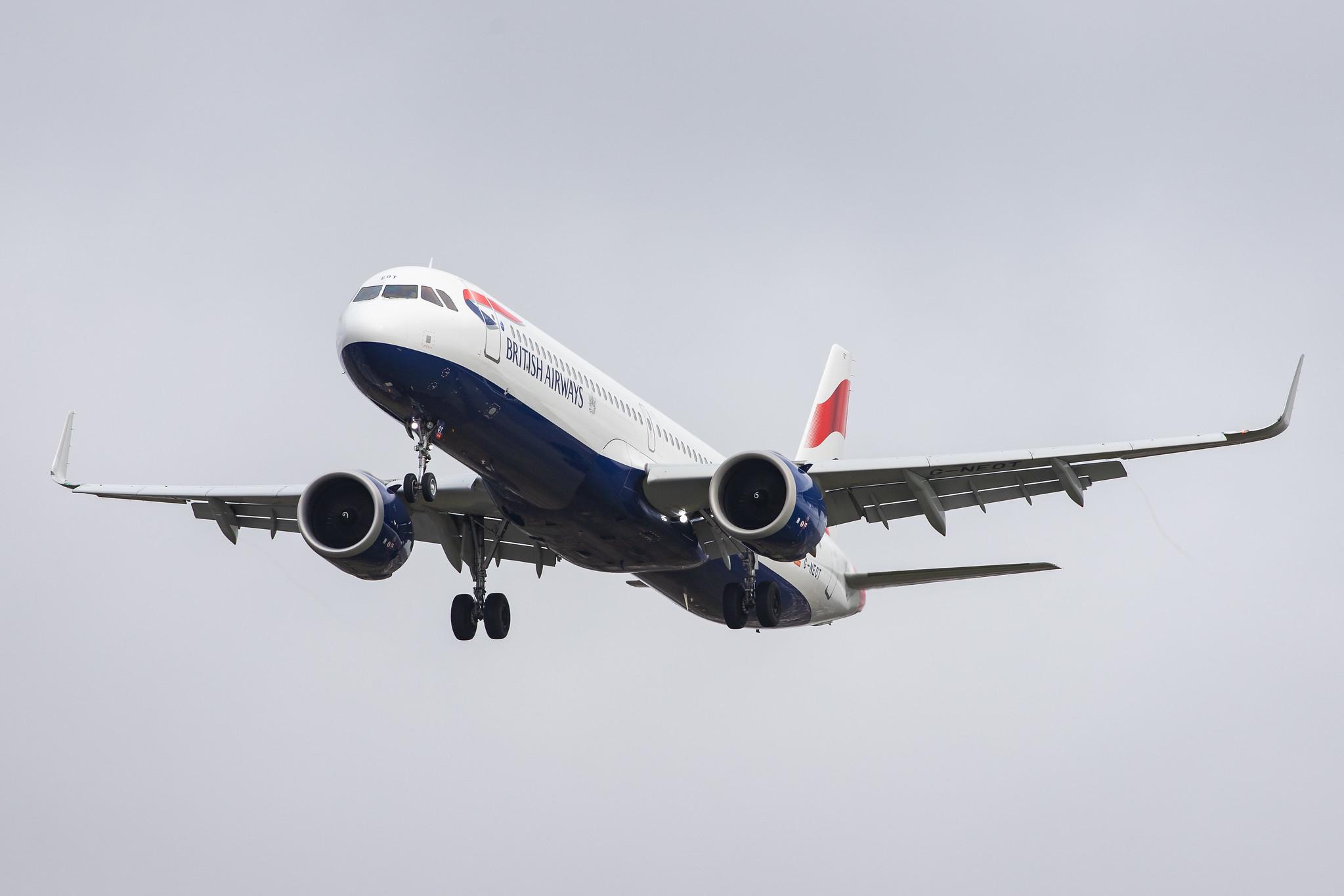 London Heathrow Airport: British Airways (BA / BAW) |  Airbus A321-251NX A21N | G-NEOT | MSN 8718