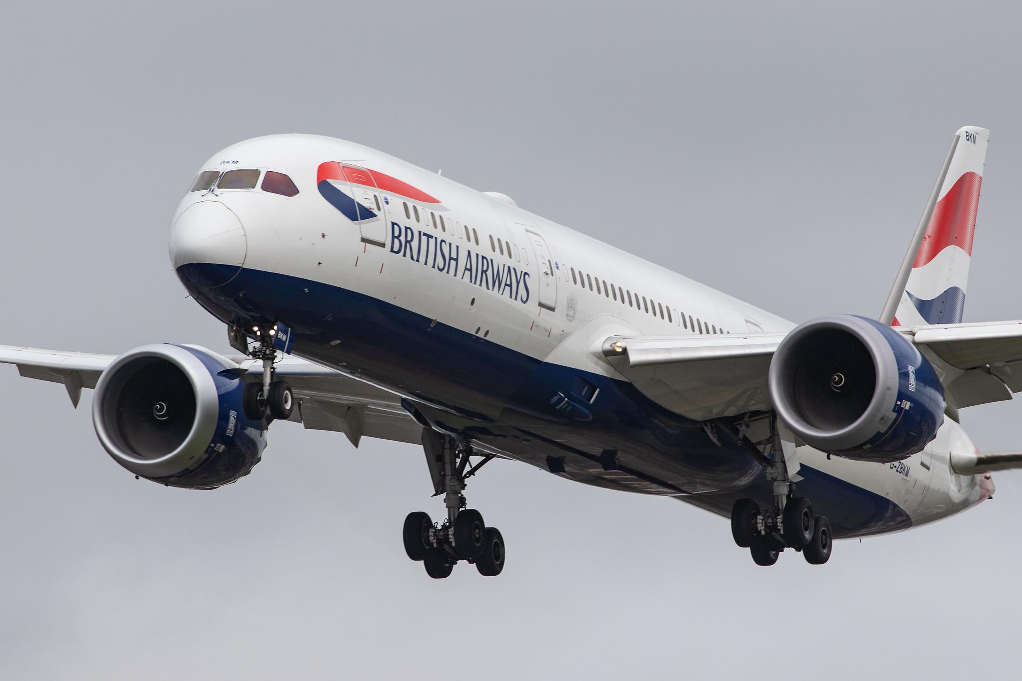 London Heathrow Airport: British Airways (BA / BAW) |  Boeing 787-9 Dreamliner B789 | G-ZBKM | MSN 38629