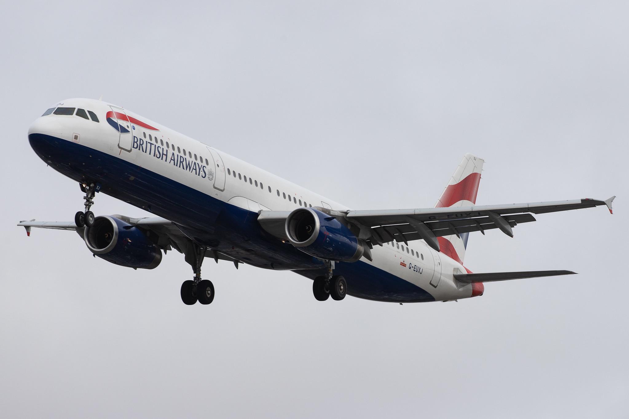 London Heathrow Airport: British Airways (BA / BAW) |  Airbus A321-231 A321 | G-EUXJ | MSN 3081