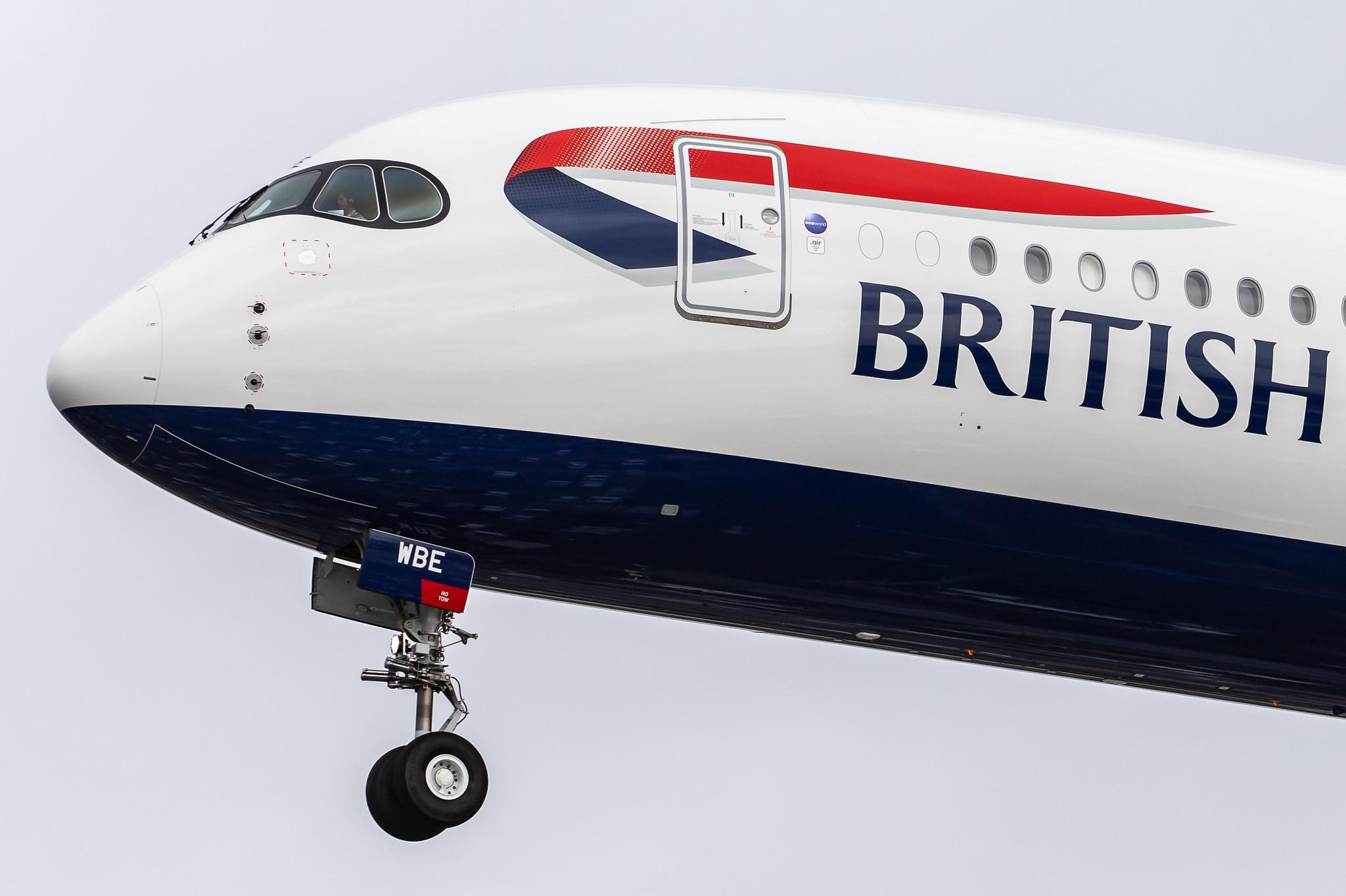 London Heathrow Airport: British Airways (BA / BAW) |  Airbus A350-1041 A35K | G-XWBE | MSN 386