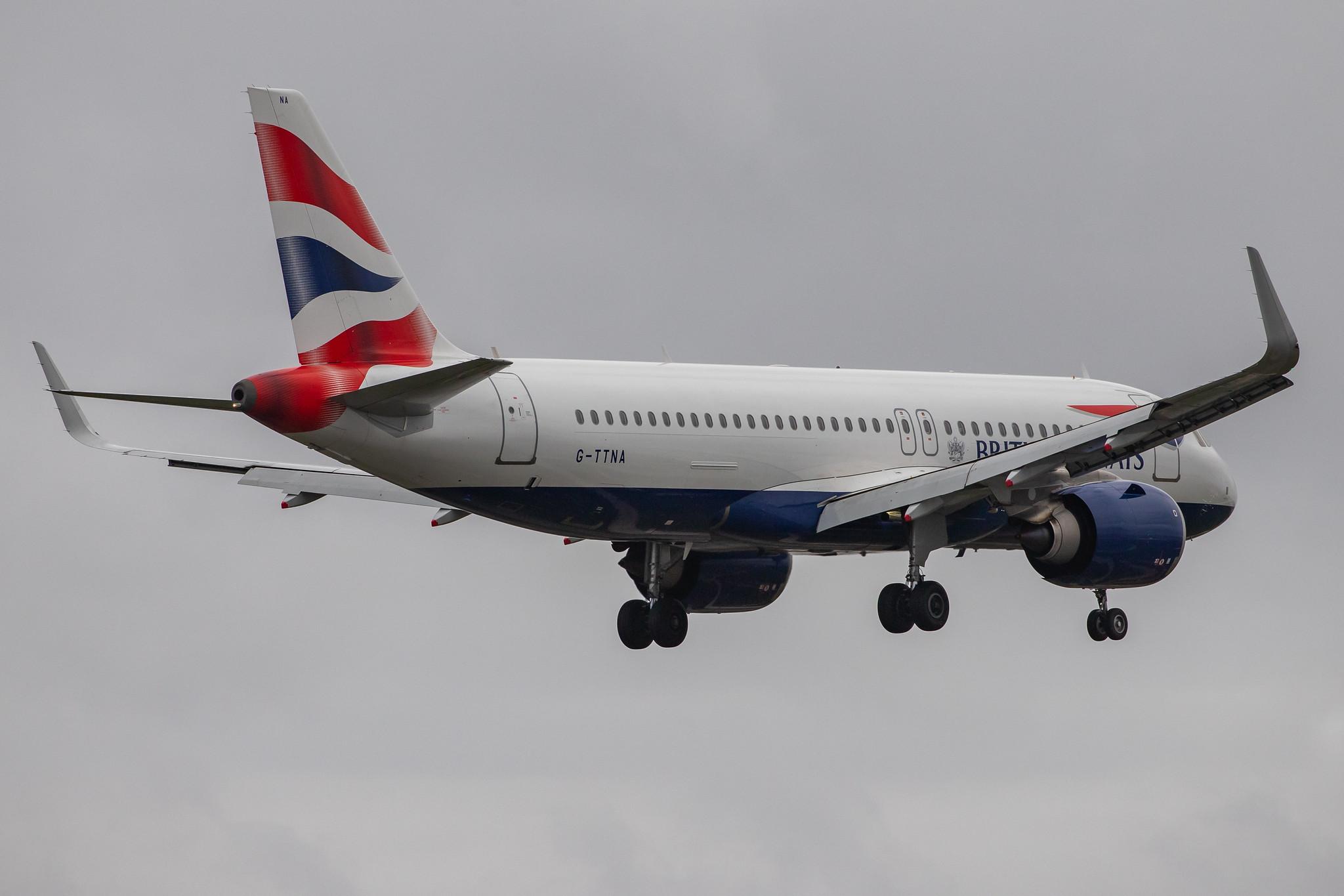 London Heathrow Airport: British Airways (BA / BAW) |  Airbus A320-251N A20N | G-TTNA | MSN 8108