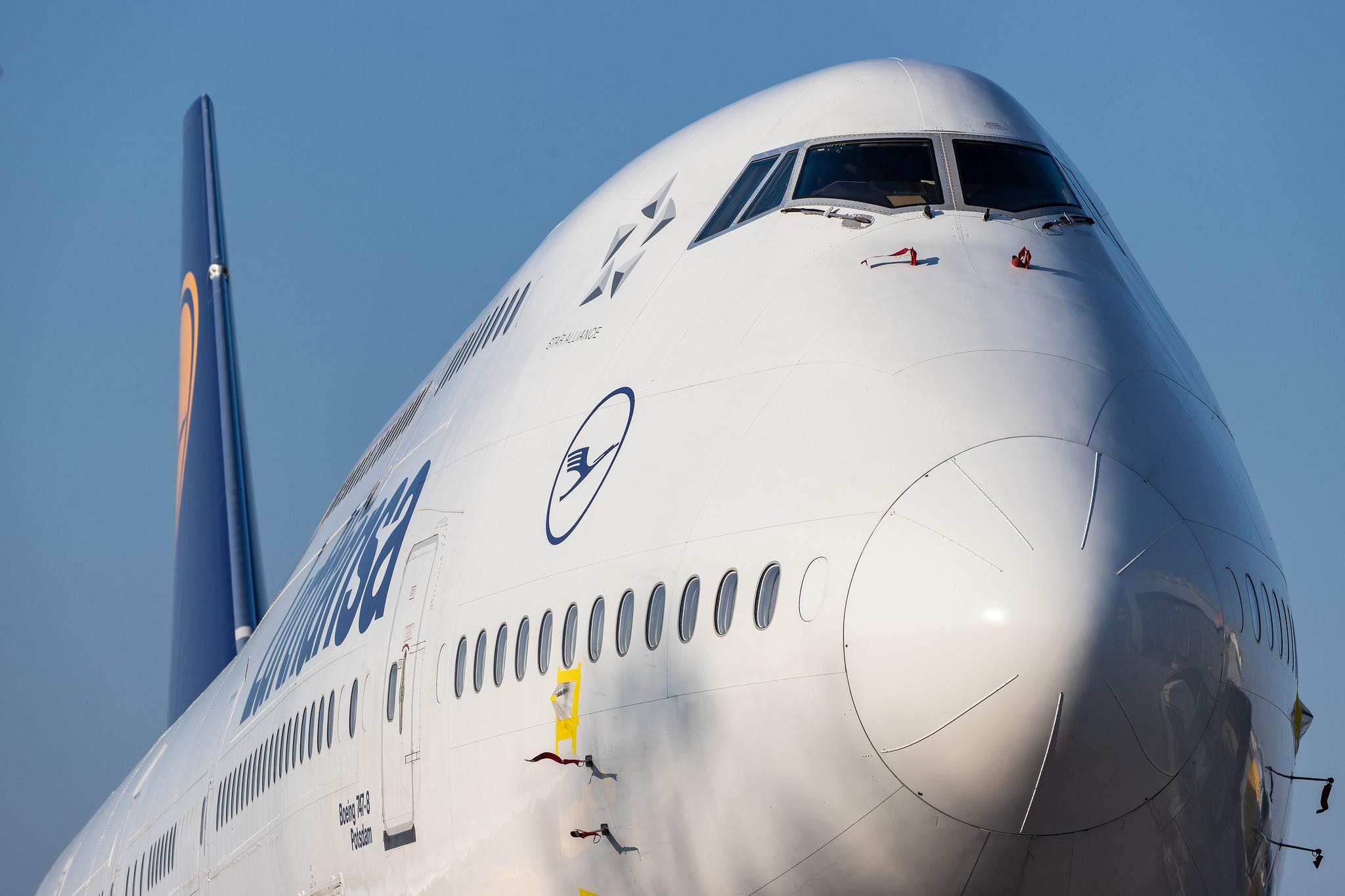 Hamburg Airport: Lufthansa (LH / DLH) |  Boeing 747-830 B748 | D-ABYI | MSN 37833