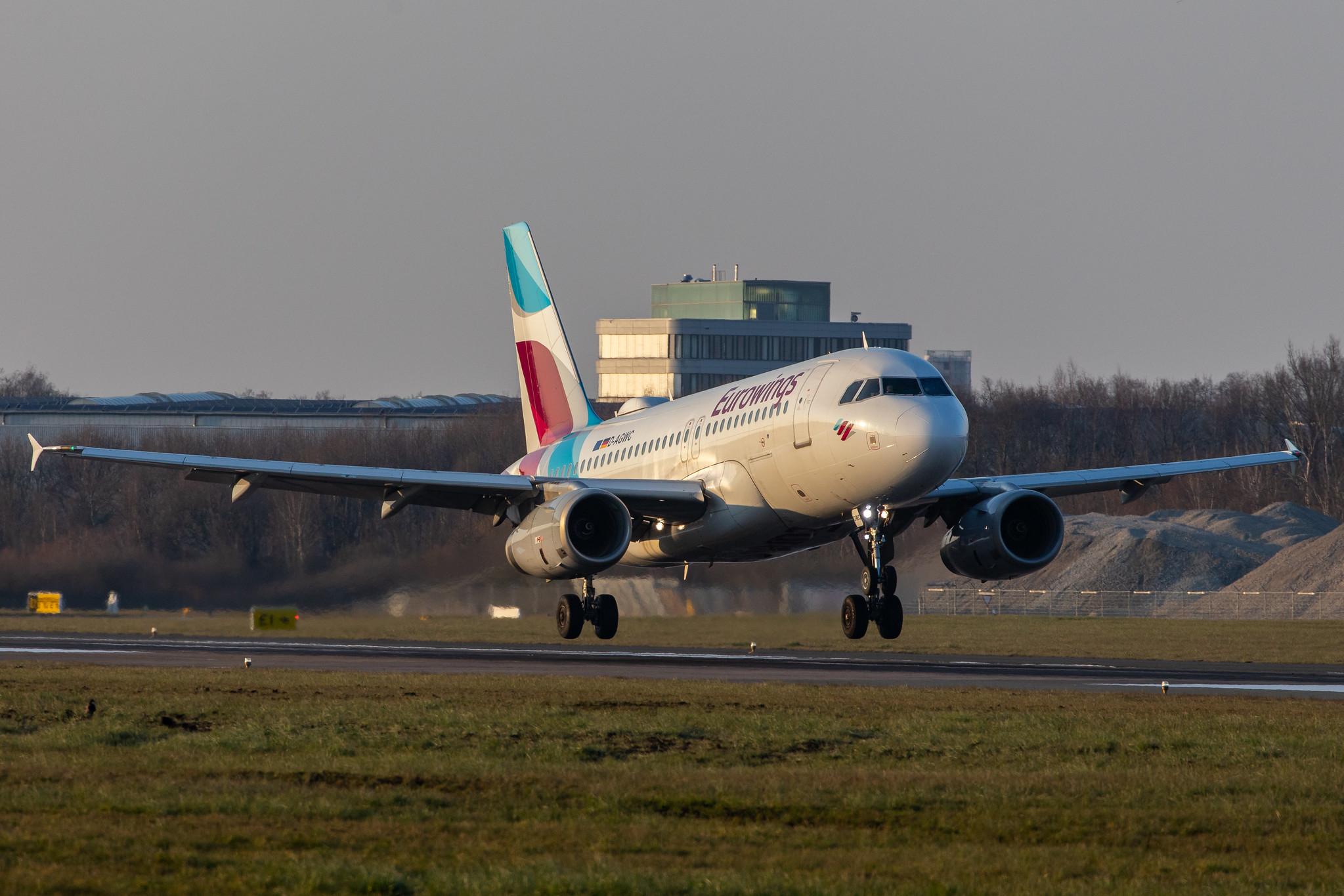 Hamburg Airport: Eurowings (EW / EWG) |  Airbus A319-132 A319 | D-AGWC | MSN 2976