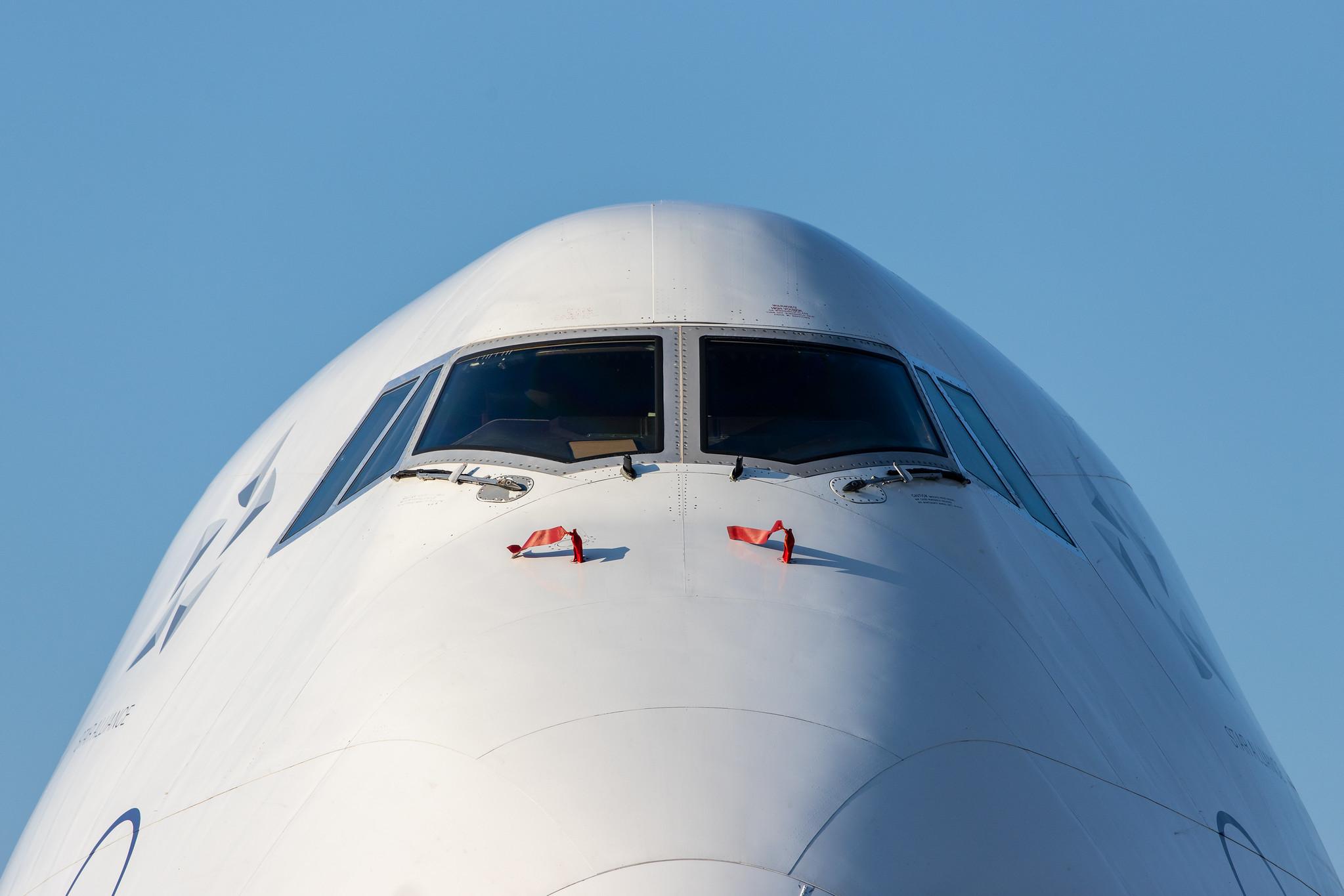 Hamburg Airport: Lufthansa (LH / DLH) |  Boeing 747-830 B748 | D-ABYI | MSN 37833