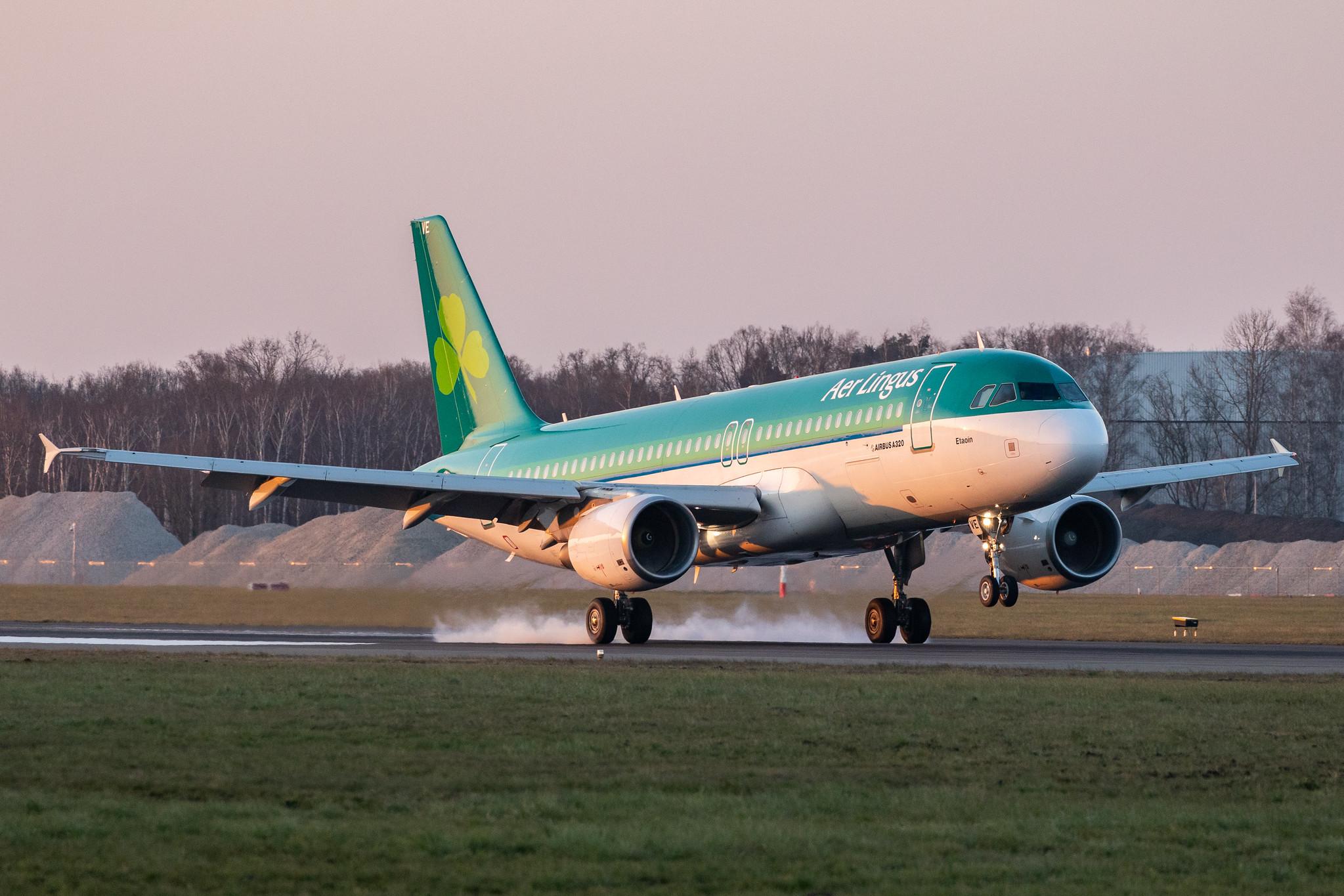 Hamburg Airport: Aer Lingus (EI / EIN) |  Airbus A320-214 A320 | EI-DVE | MSN 3129
