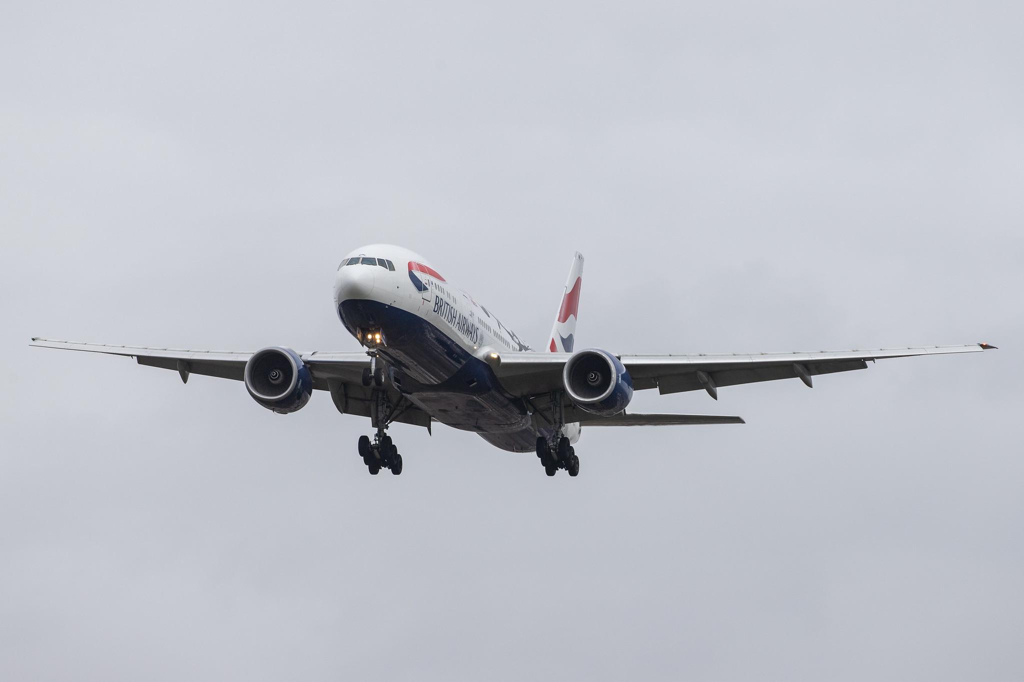 London Heathrow Airport: British Airways (BA / BAW) |  Livery: GREAT Festival of Creativity |  Boeing 777-236(ER) B772 | G-YMML | MSN 30313