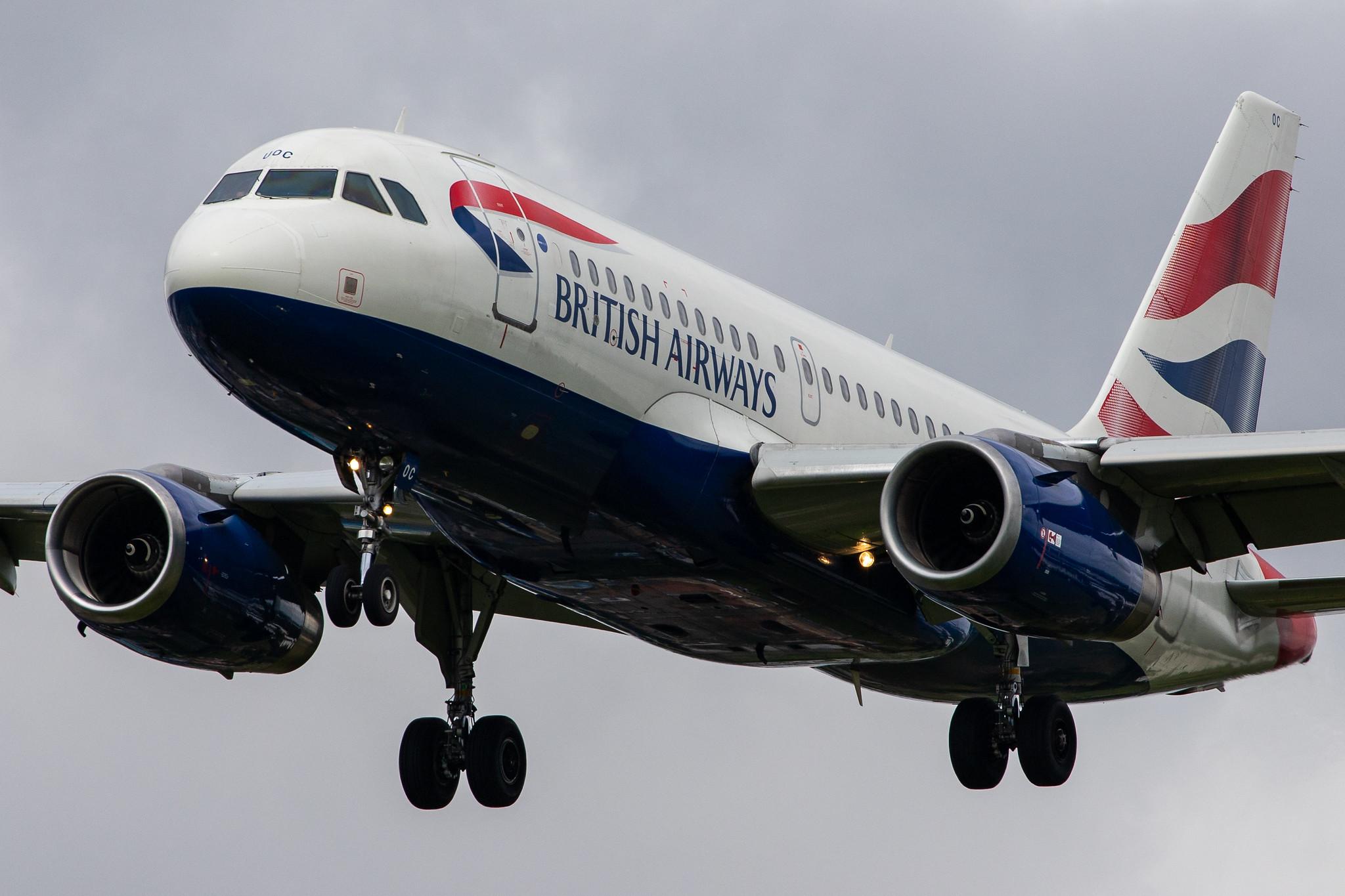 London Heathrow Airport: British Airways (BA / BAW) |  Airbus A319-131 A319 | G-EUOC | MSN 1537