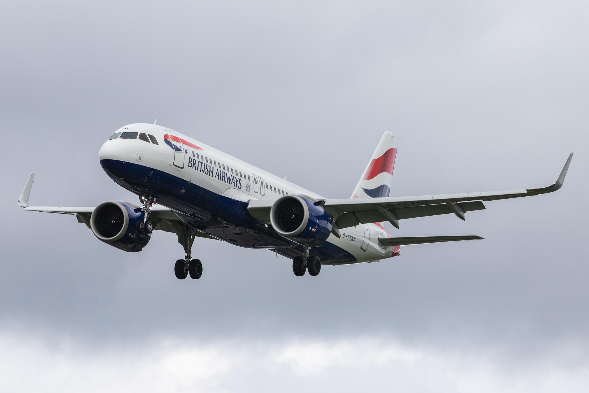 London Heathrow Airport: British Airways (BA / BAW) |  Airbus A320-251N A20N | G-TTNF | MSN 8408