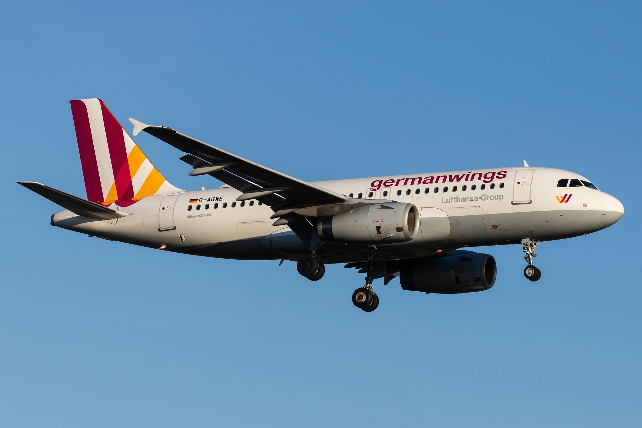 Hamburg Airport: Eurowings (EW / EWG) |  Airbus A319-132 A319 | D-AGWE | MSN 3128