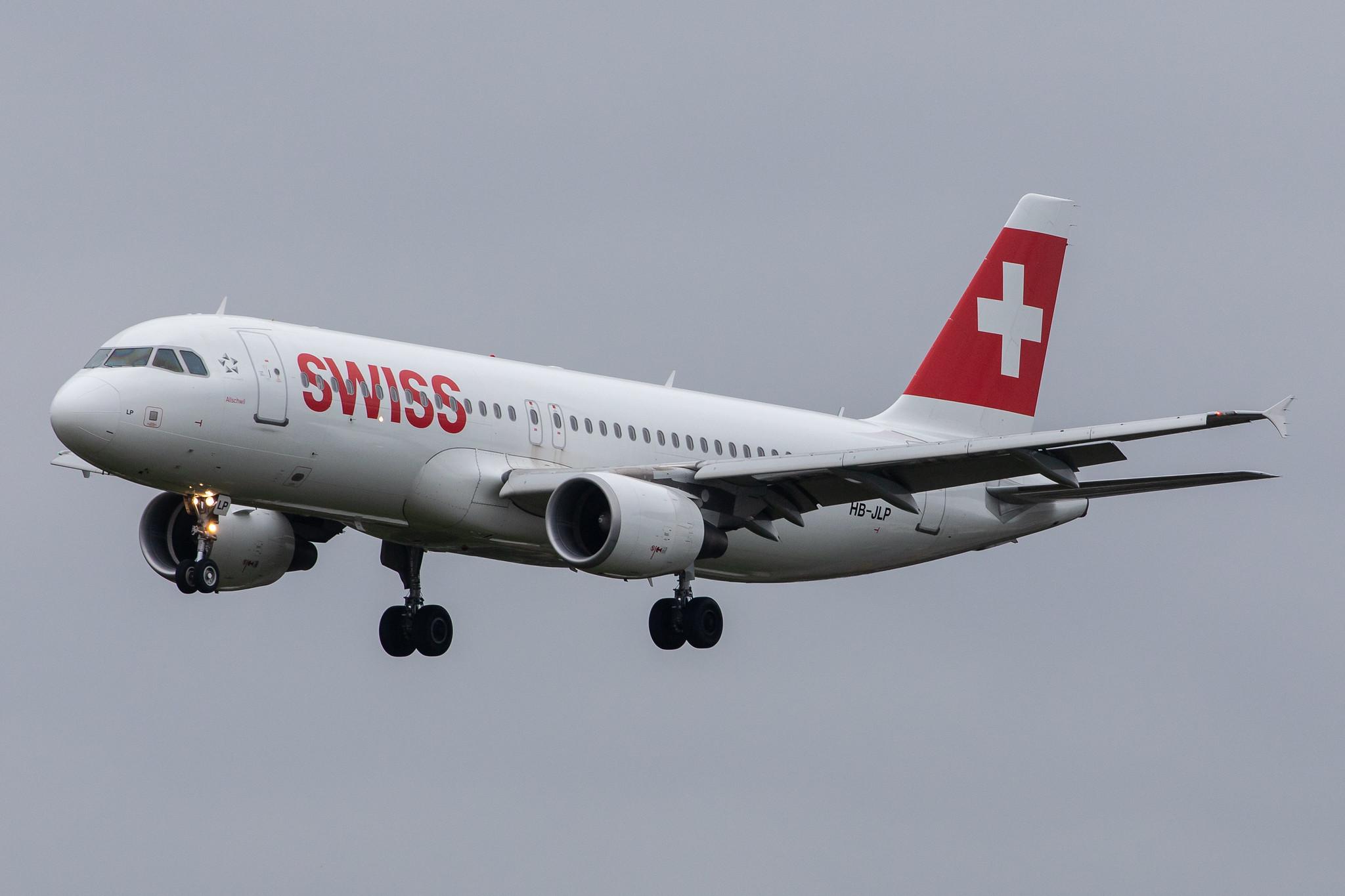 Hamburg Airport: Swiss (LX / SWR) |  Airbus A320-214 A320 | HB-JLP | MSN 4618