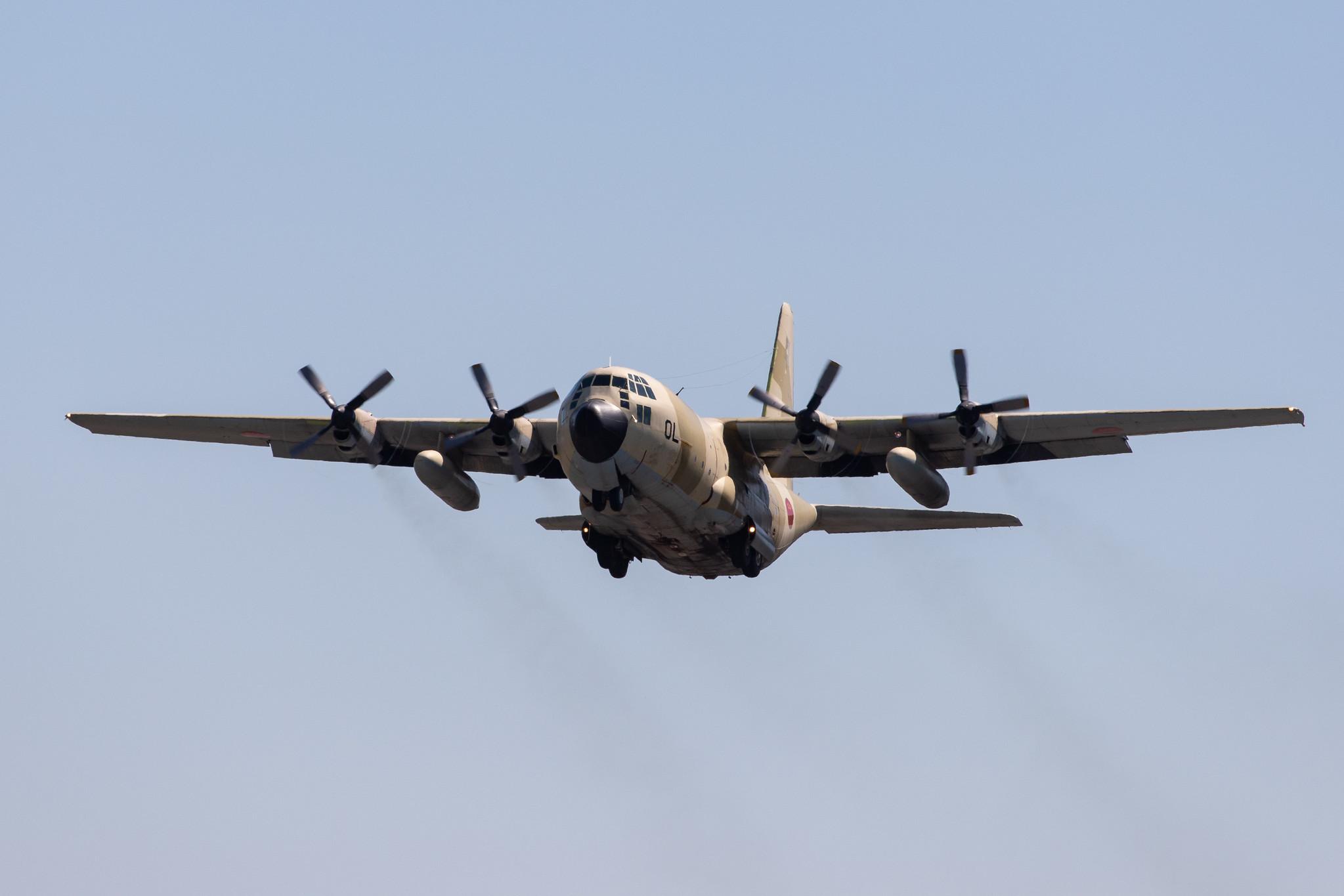 Hamburg Airport: Royal Moroccan Air Force |  Lockheed C130H Hercules C130 | CN-AOL | MSN 382-4742