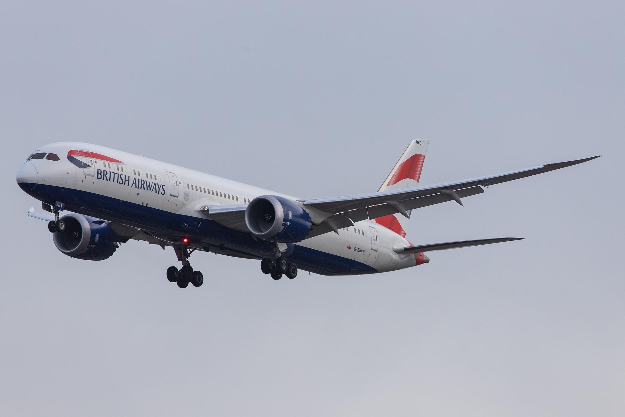 London Heathrow Airport: British Airways (BA / BAW) |  Boeing 787-9 Dreamliner B789 | G-ZBKS | MSN 60628