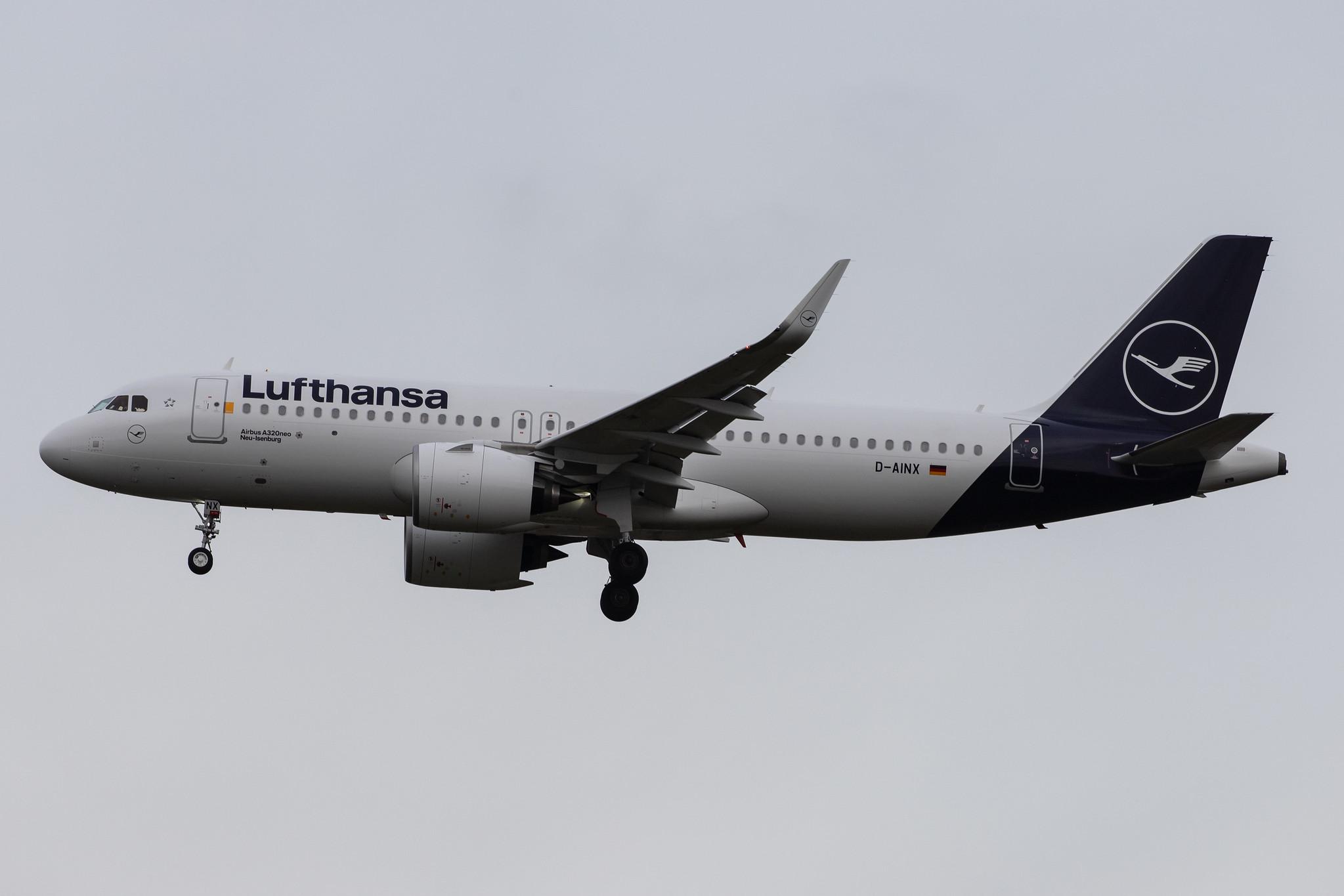 London Heathrow Airport: Lufthansa (LH / DLH) |  Airbus A320-271N A20N | D-AINX | MSN 9251