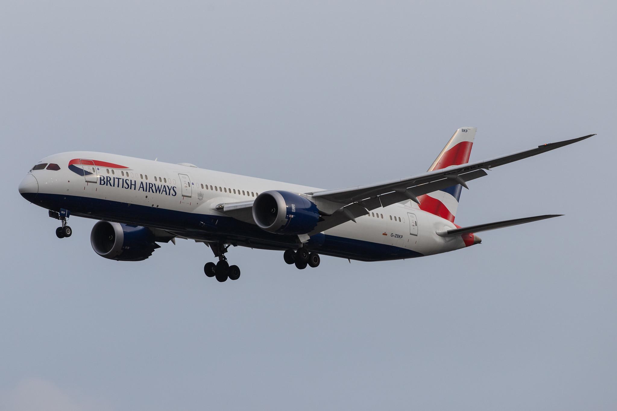 London Heathrow Airport: British Airways (BA / BAW) |  Boeing 787-9 Dreamliner B789 | G-ZBKP | MSN 38632