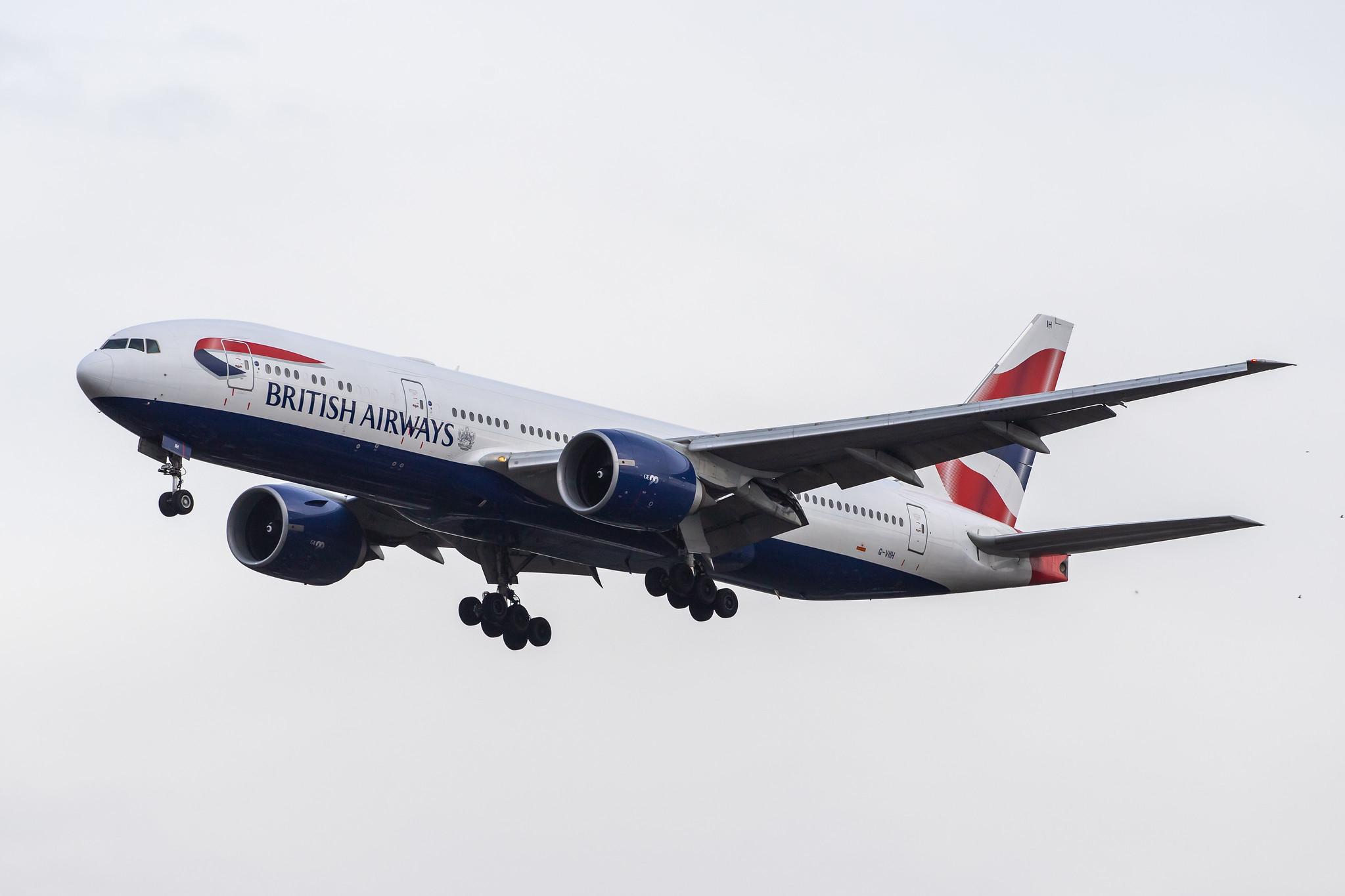 London Heathrow Airport: British Airways (BA / BAW) |  Boeing 777-236(ER) B772 | G-VIIH | MSN 27490