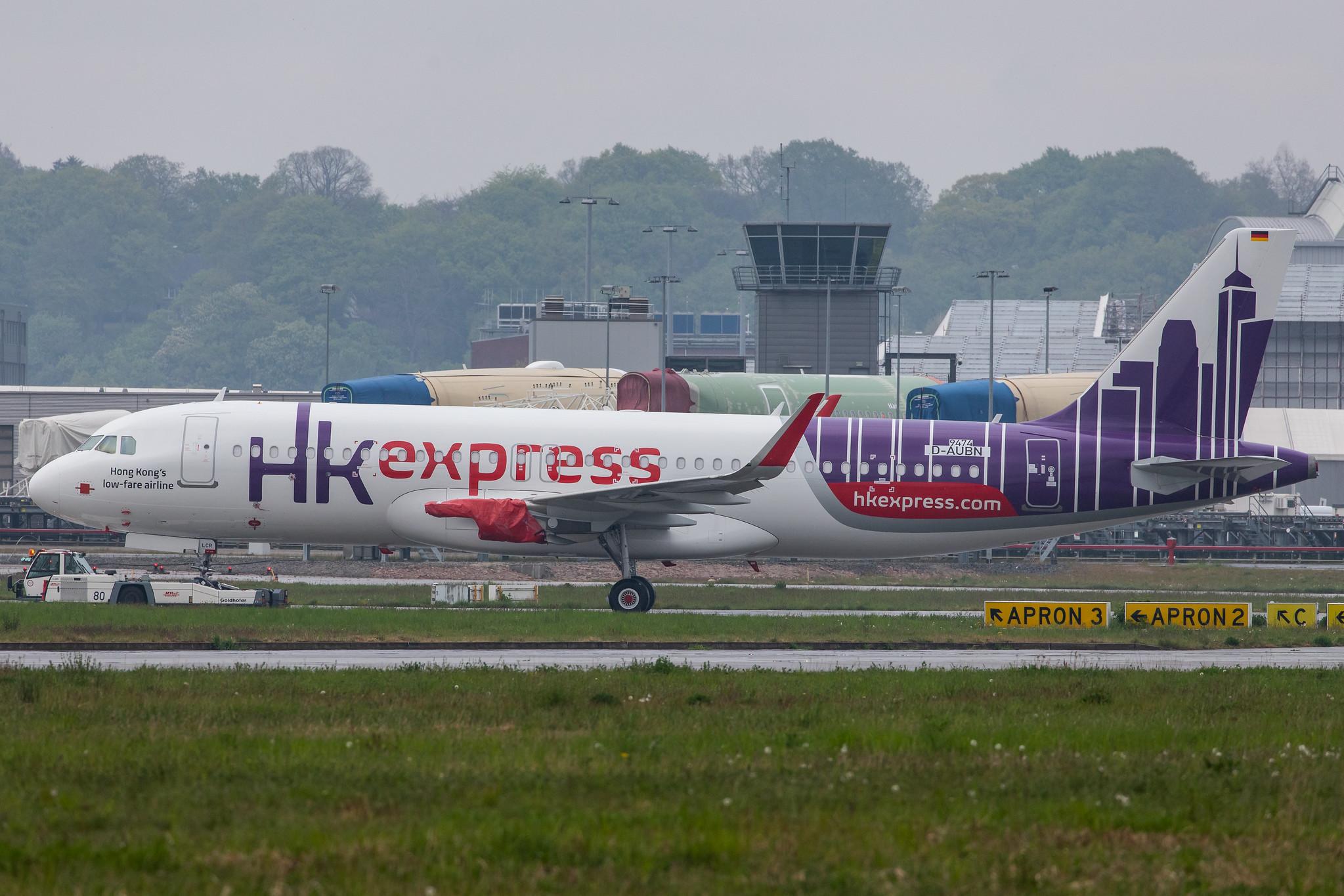 Flugplatz Hamburg-Finkenwerder: Airbus (/ AIB) |  Airbus  Airbus A320-271N A20N | D-AUBN | MSN 9474 (Future:  Hong Kong Express UO / HKE, B-LCR)
