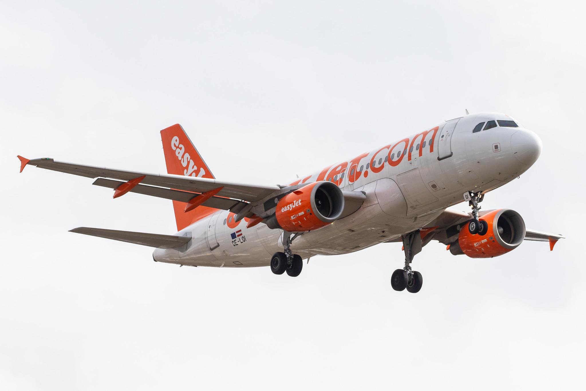 Flughafen Berlin Tegel (TXL): easyJet (U2 / EZY) | Operator: easyJet Europe |  Airbus A319-111 A319 | OE-LQI | MSN 3411