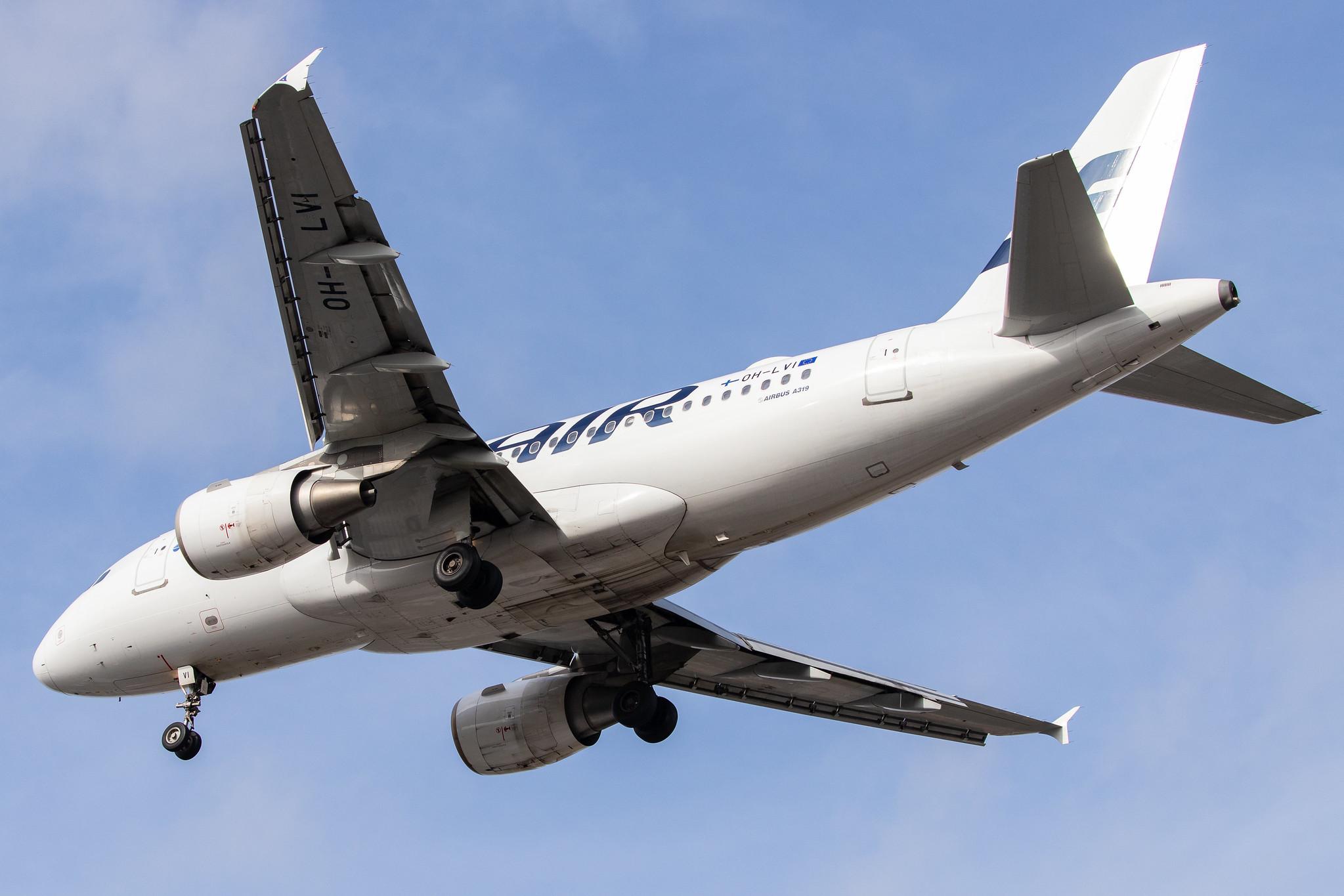 Flughafen Berlin Tegel (TXL): Finnair (AY / FIN) |  Airbus A319-112 A319 | OH-LVI | MSN 1364