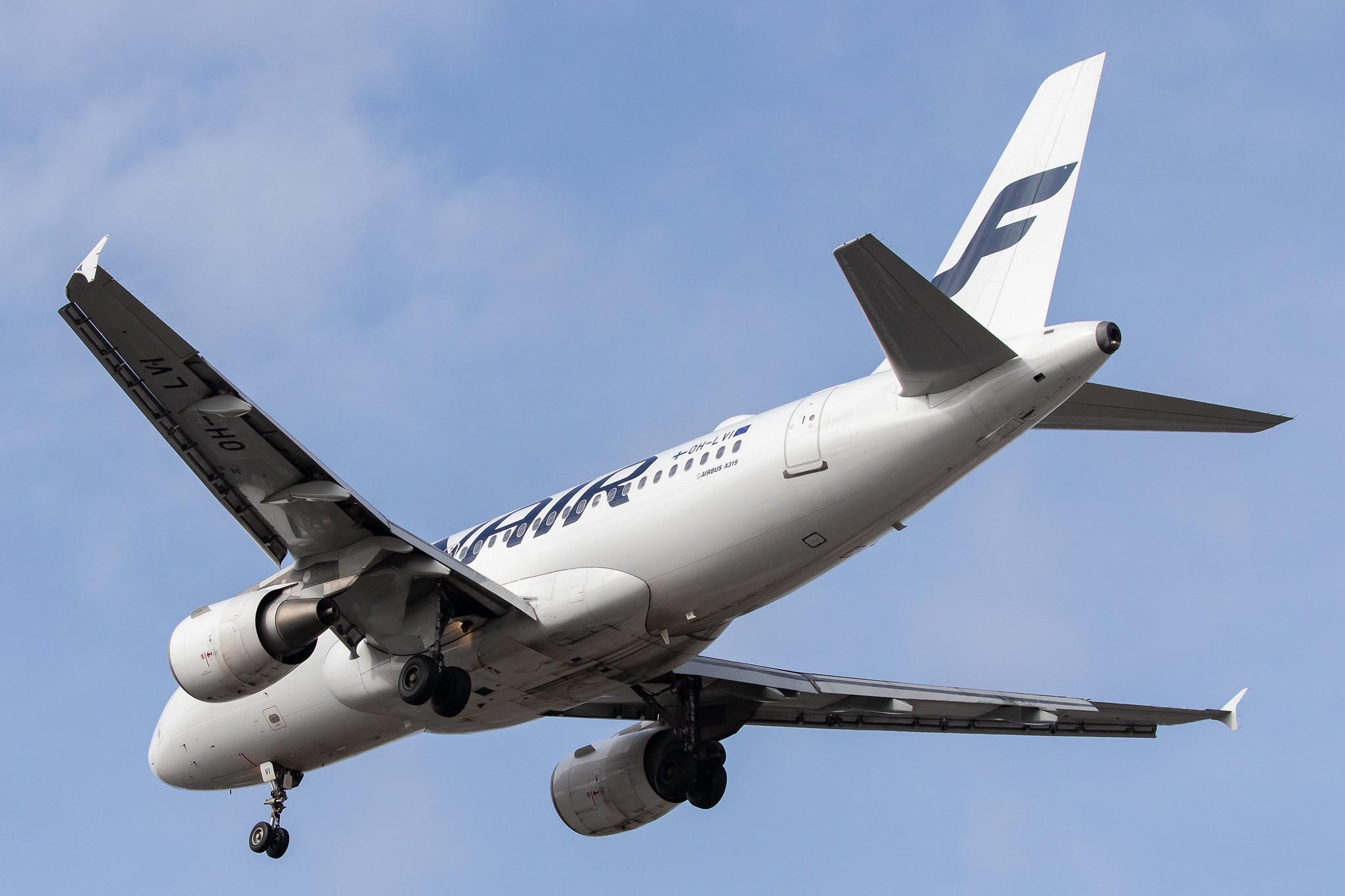 Flughafen Berlin Tegel (TXL): Finnair (AY / FIN) |  Airbus A319-112 A319 | OH-LVI | MSN 1364
