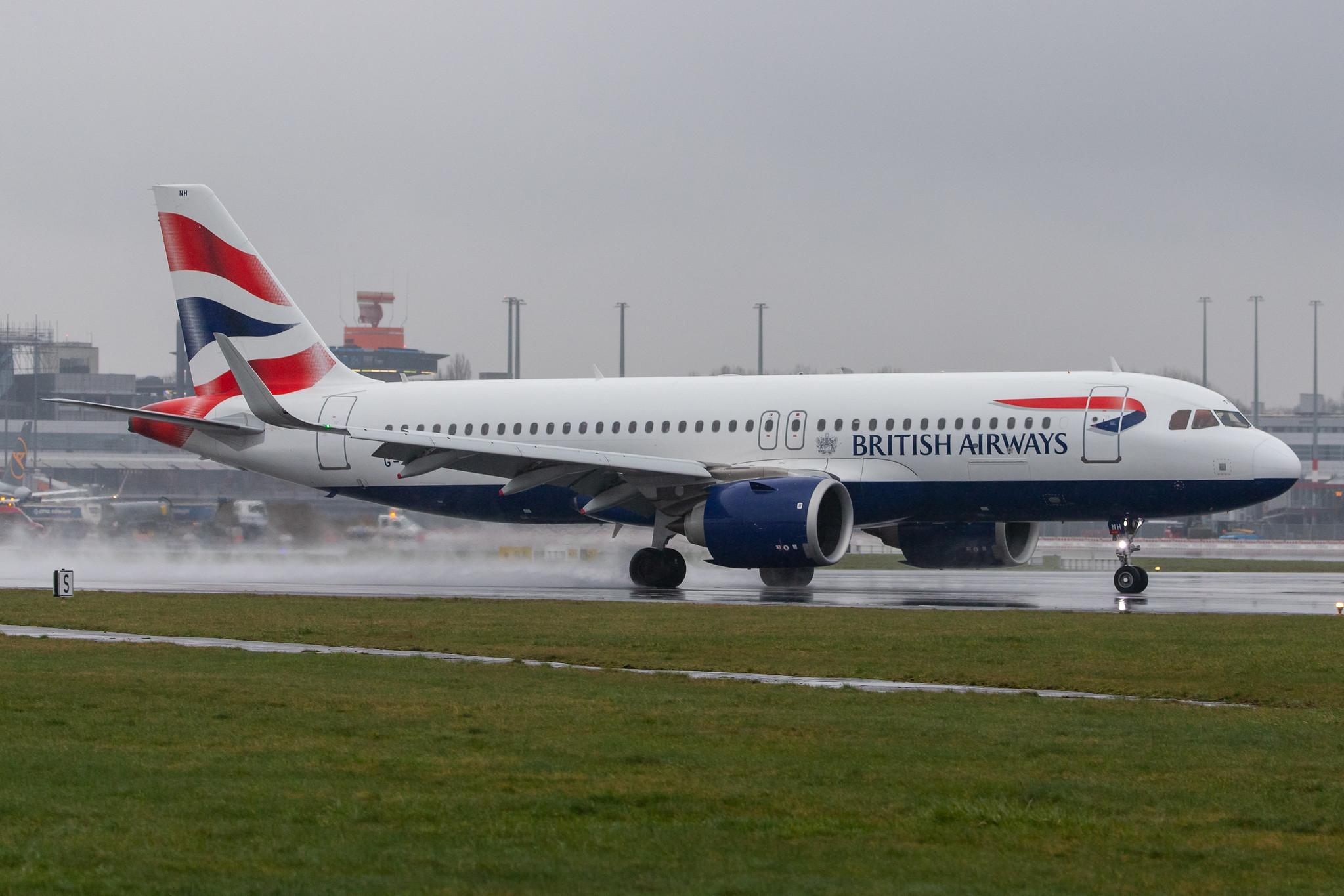 Hamburg Airport Apron: British Airways (BA / BAW) |  Airbus A320-251N A20N | G-TTNH | MSN 8489