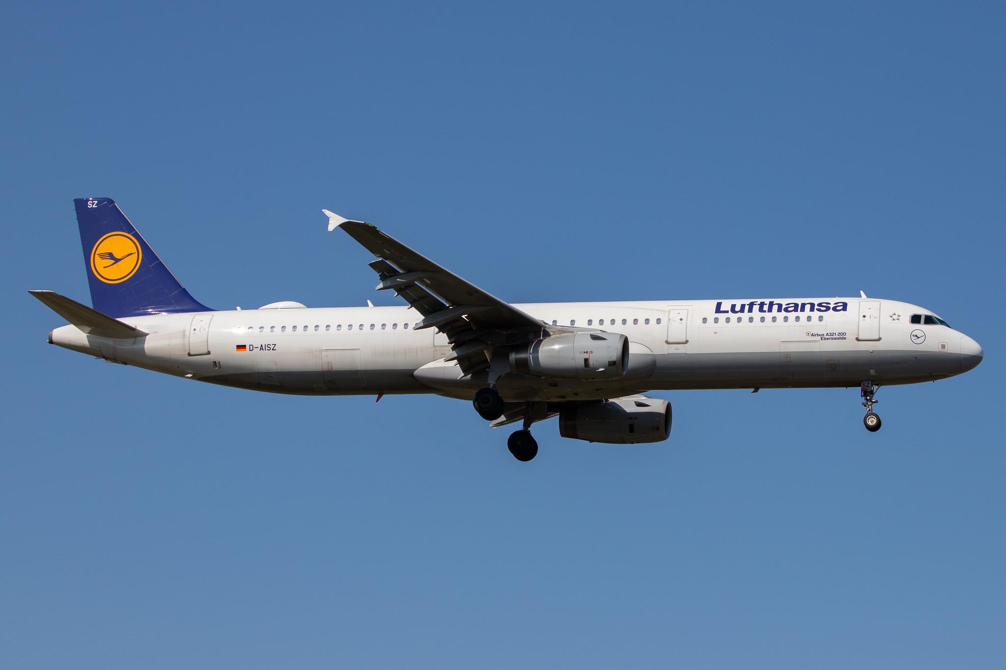 Frankfurt Airport: Lufthansa (LH / DLH) |  Airbus A321-231 A321 | D-AISZ | MSN 4085
